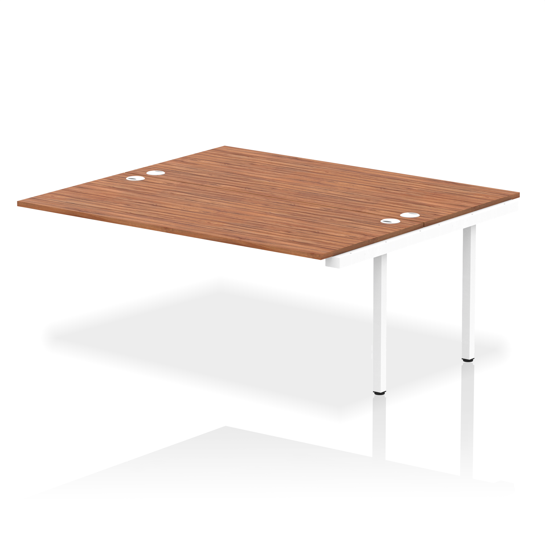 Walnut / White Frame