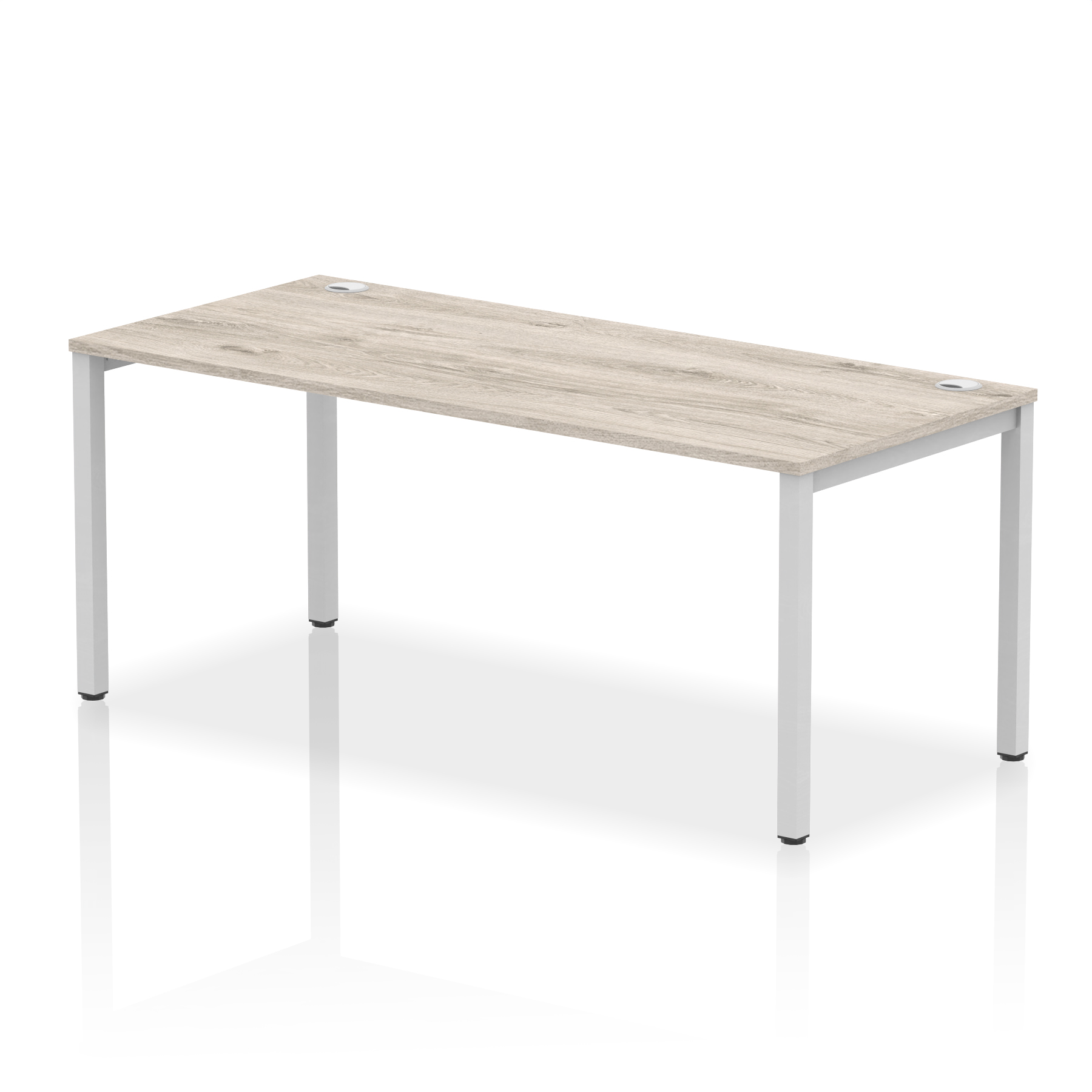 Grey Oak / Silver Frame
