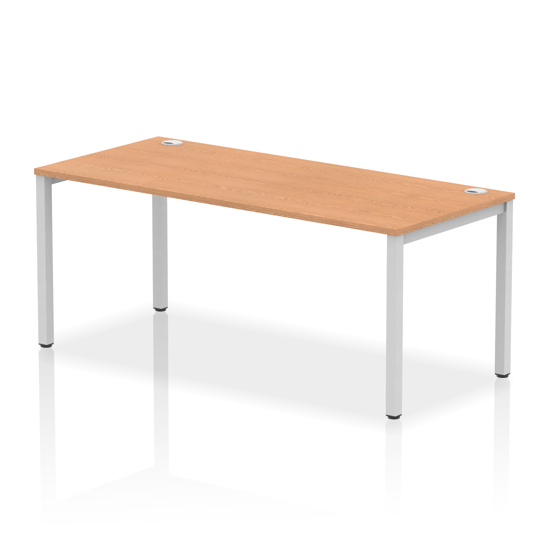 Oak / Silver Frame