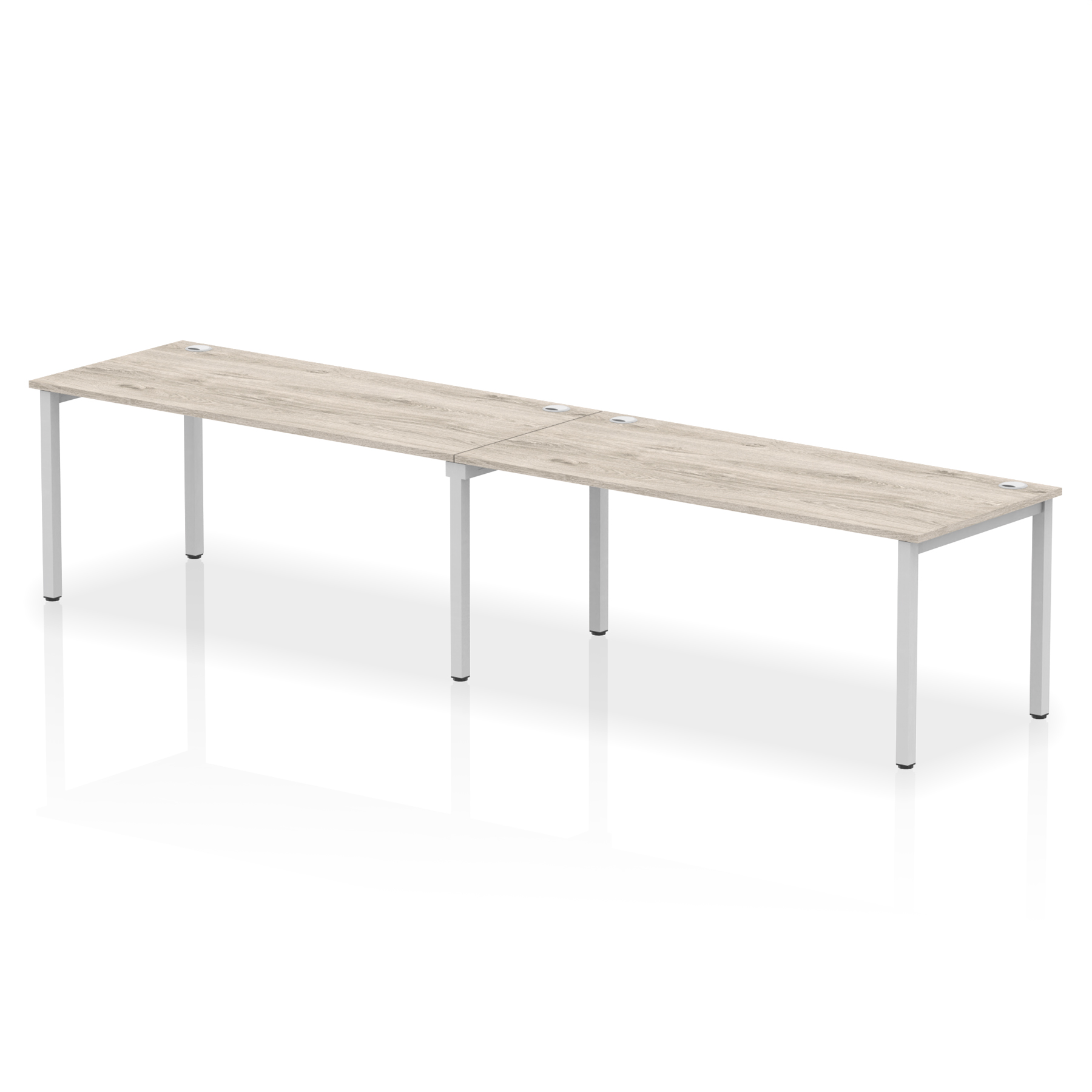 Grey Oak / Silver Frame
