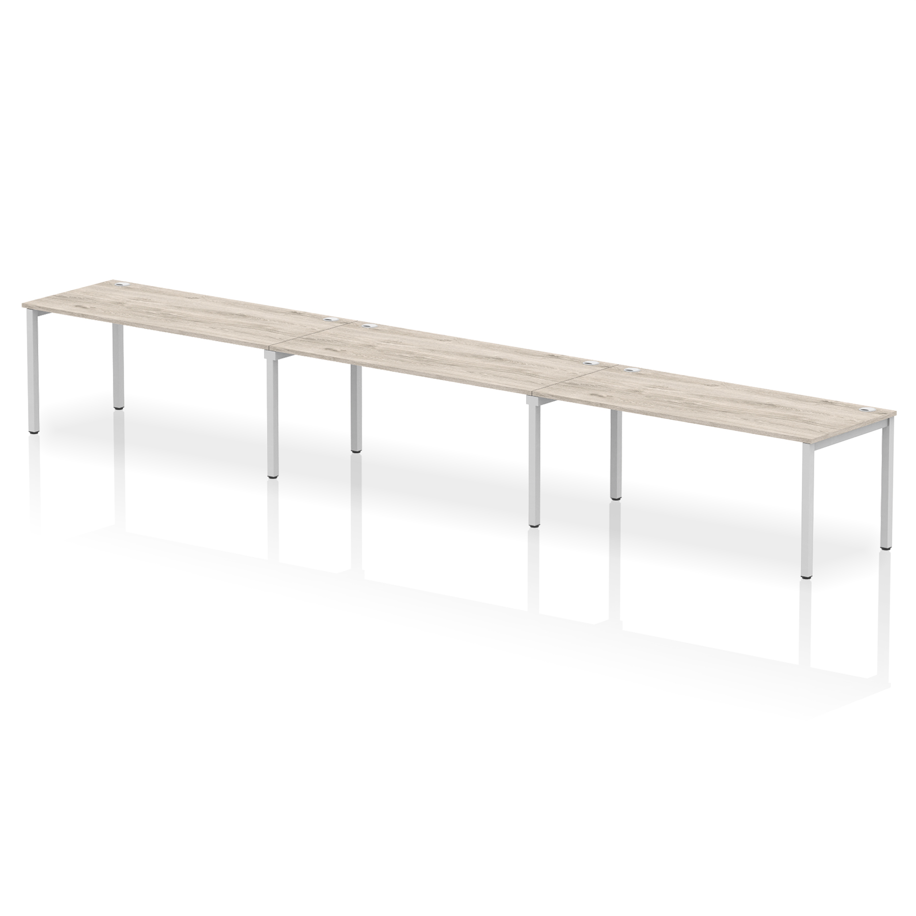 Grey Oak / Silver Frame