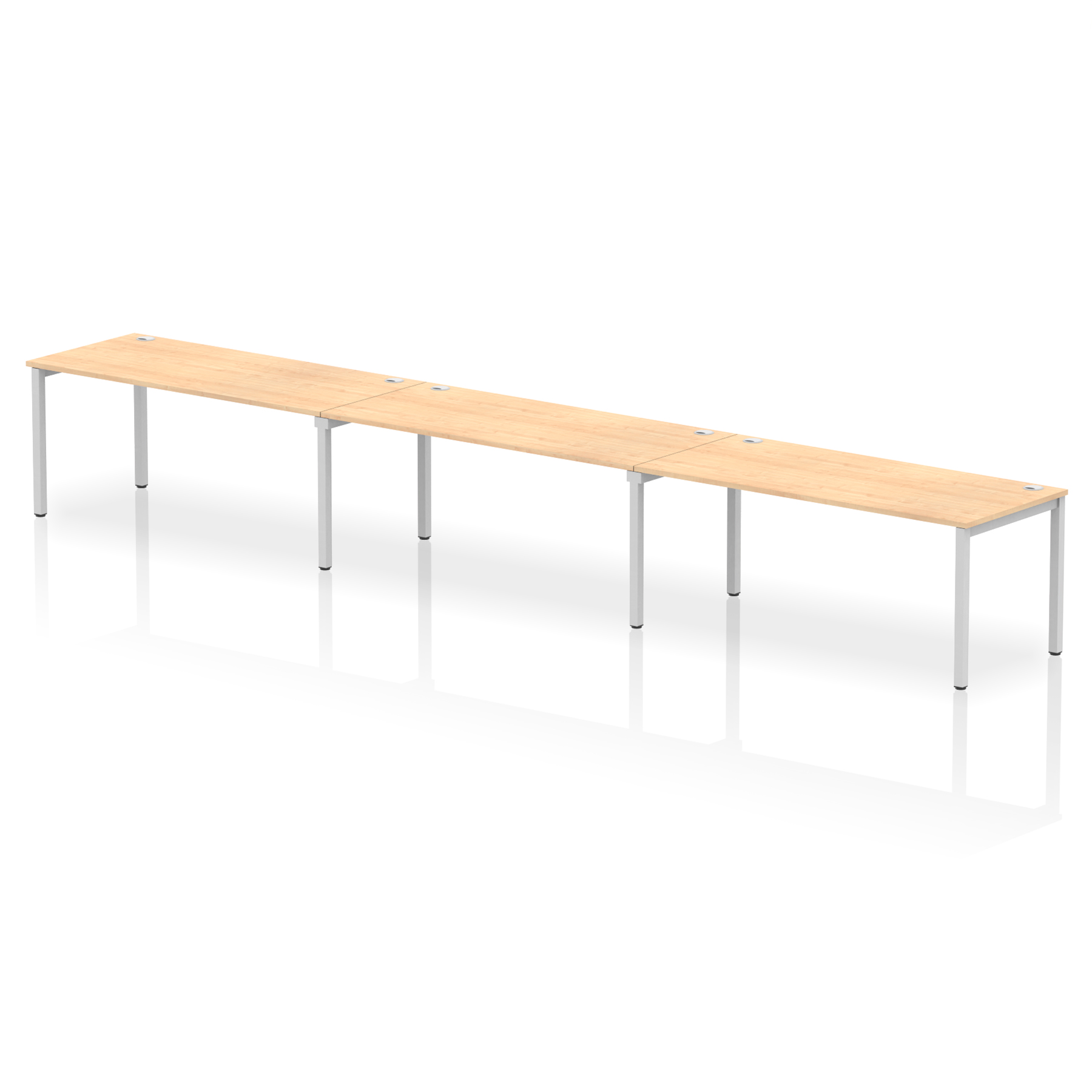 Maple / Silver Frame