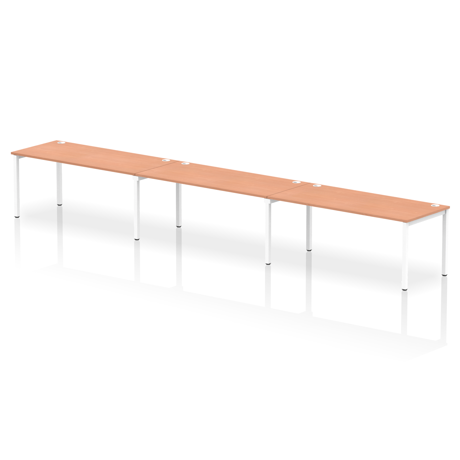 Beech / White Frame