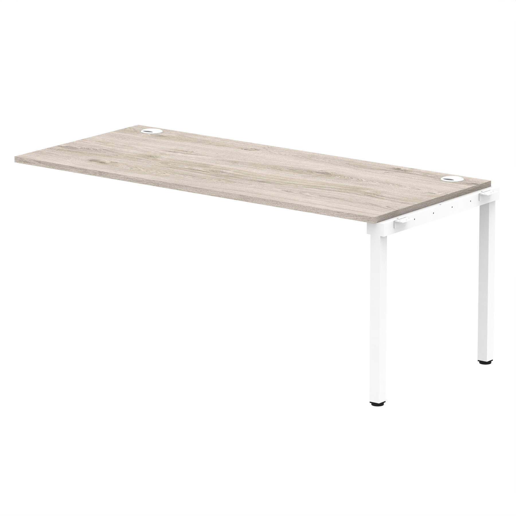 Grey Oak / White Frame