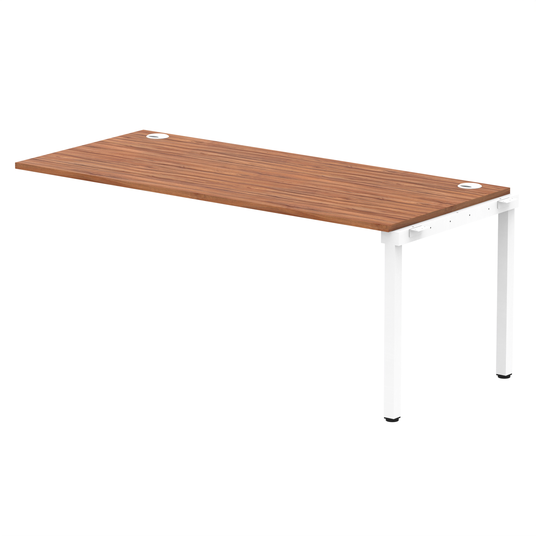 Walnut / White Frame