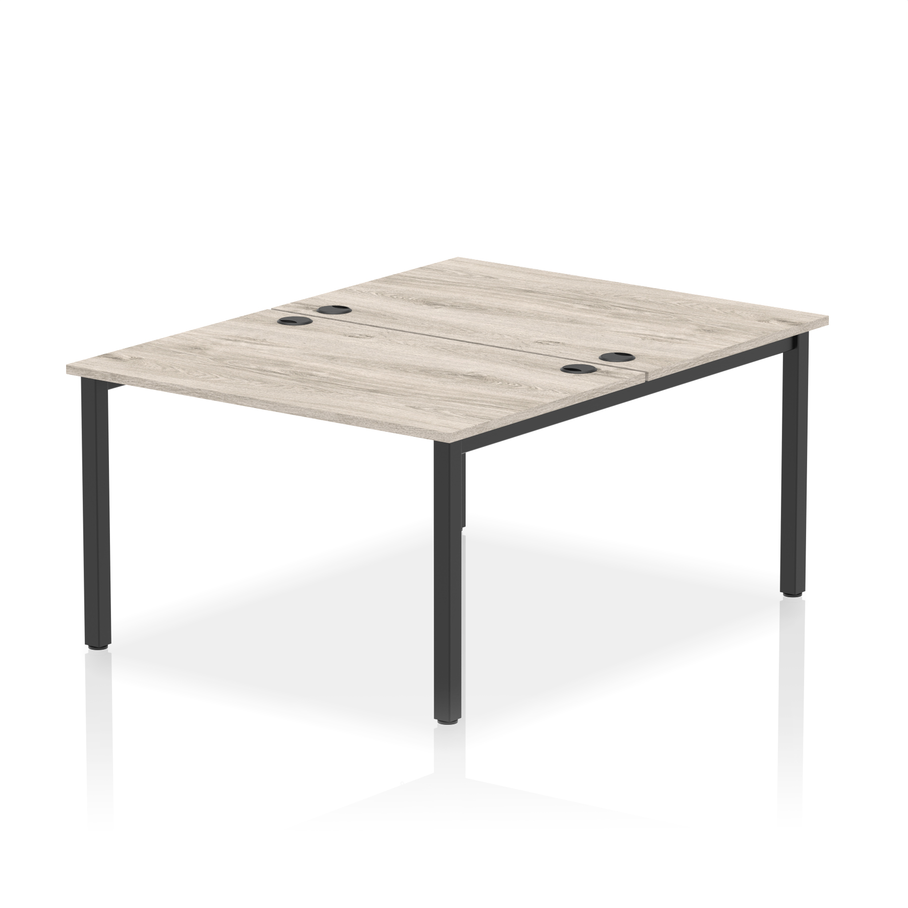 Grey Oak / Black Frame