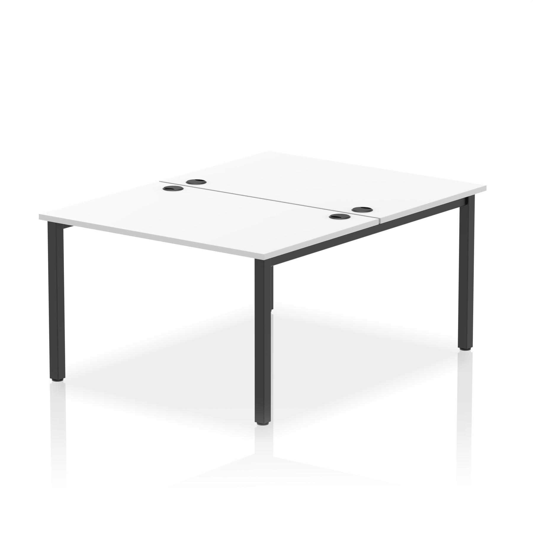 White / Black Frame