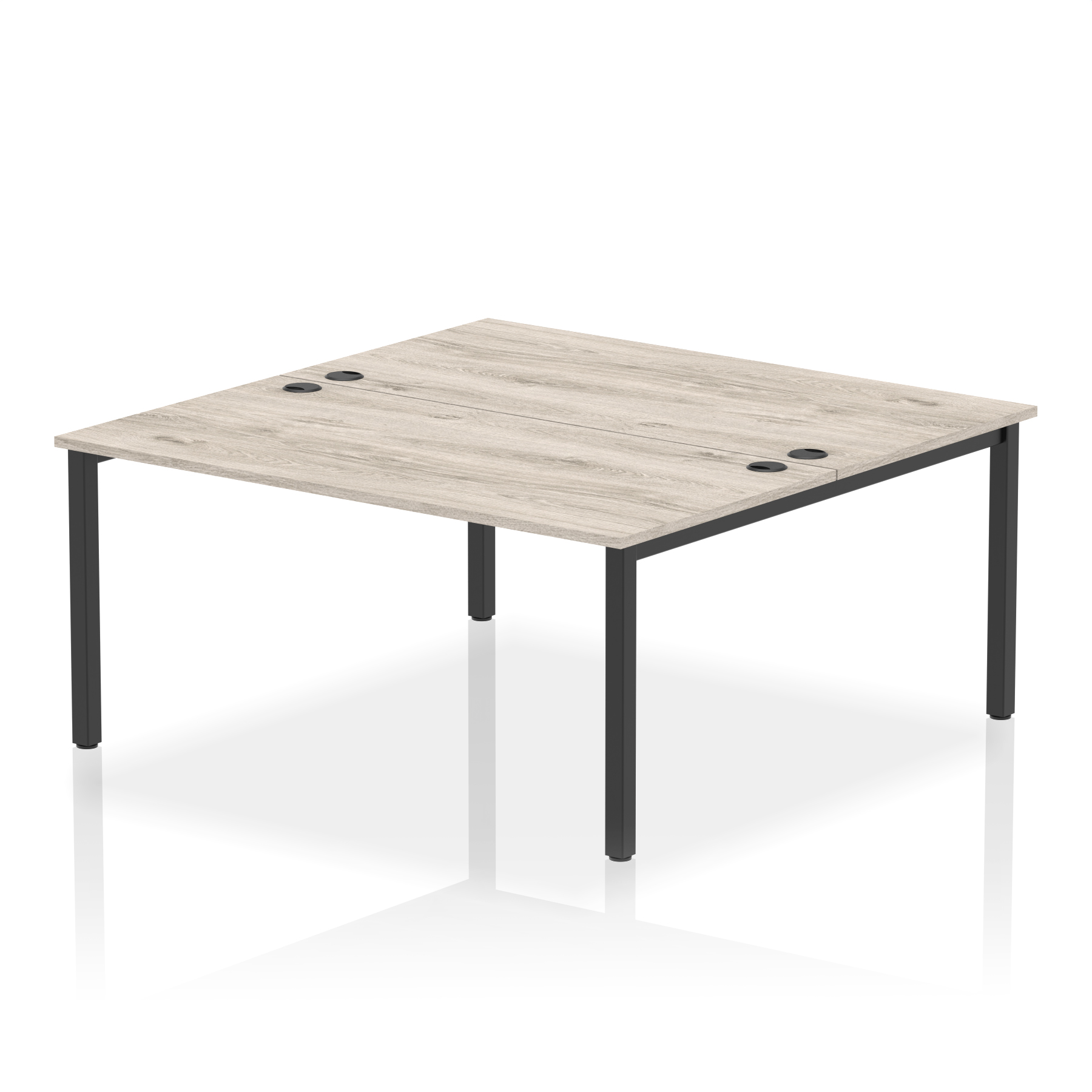 Grey Oak / Black Frame