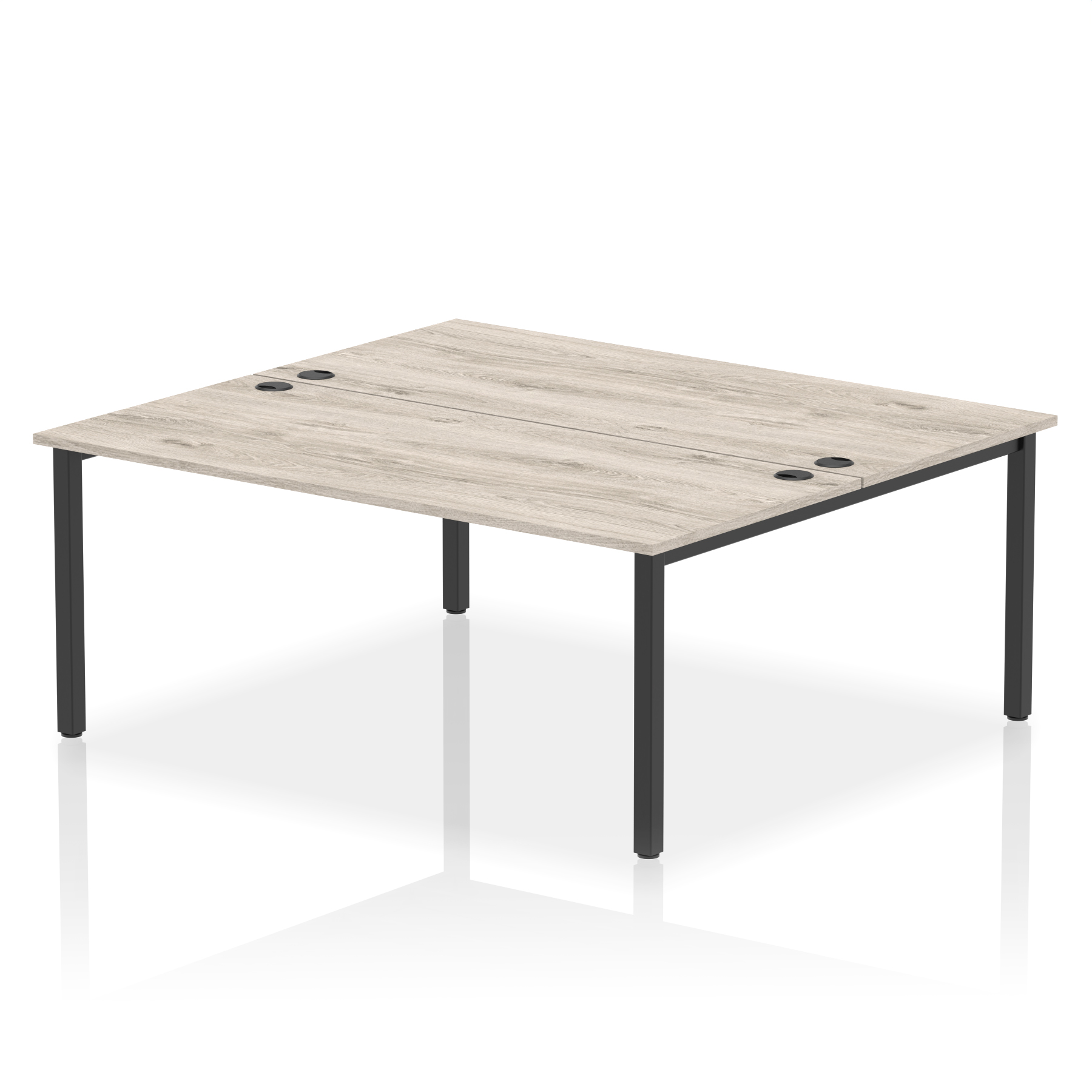 Grey Oak / Black Frame