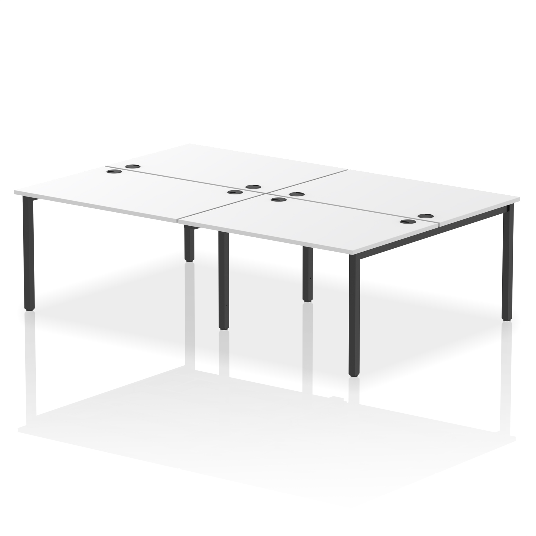 White / Black Frame