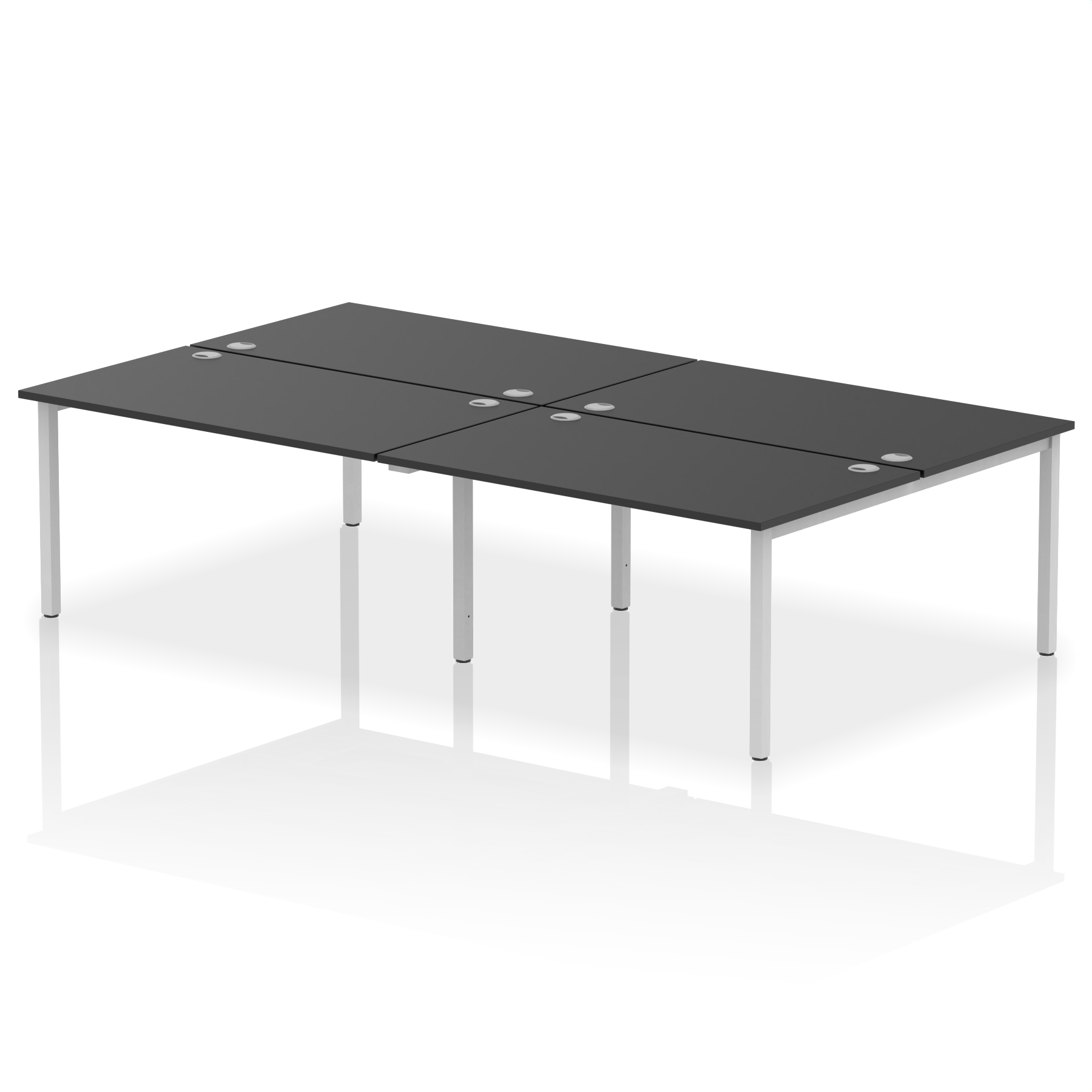 Black / Silver Frame