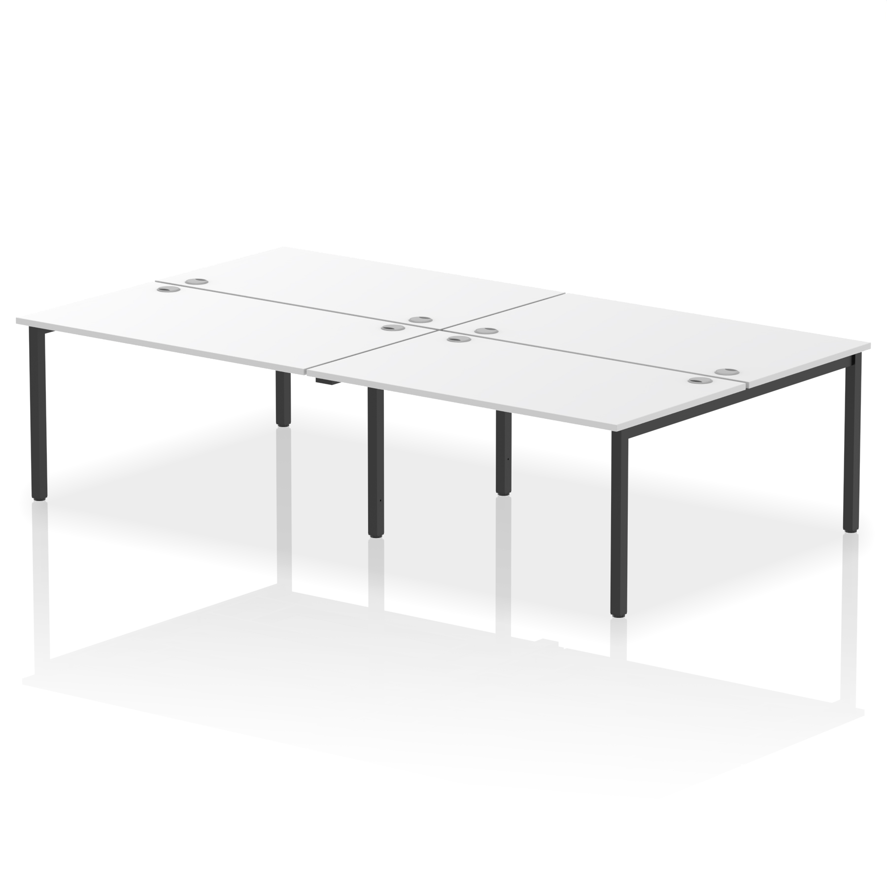 White / Black Frame