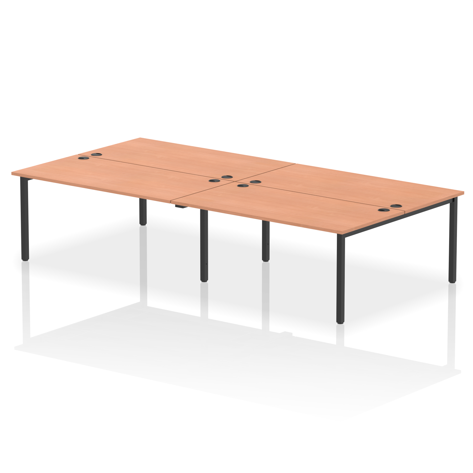 Beech / Black Frame