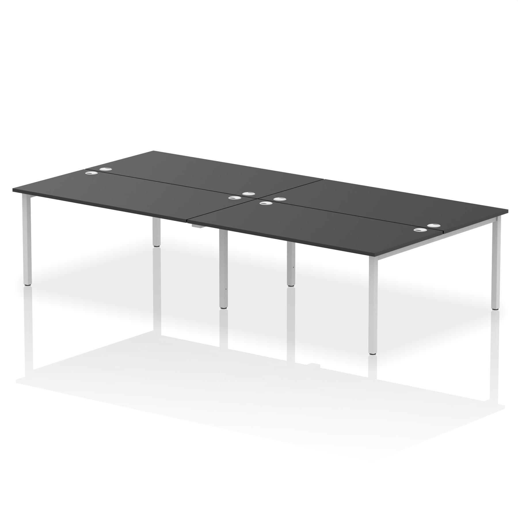 Black / Silver Frame