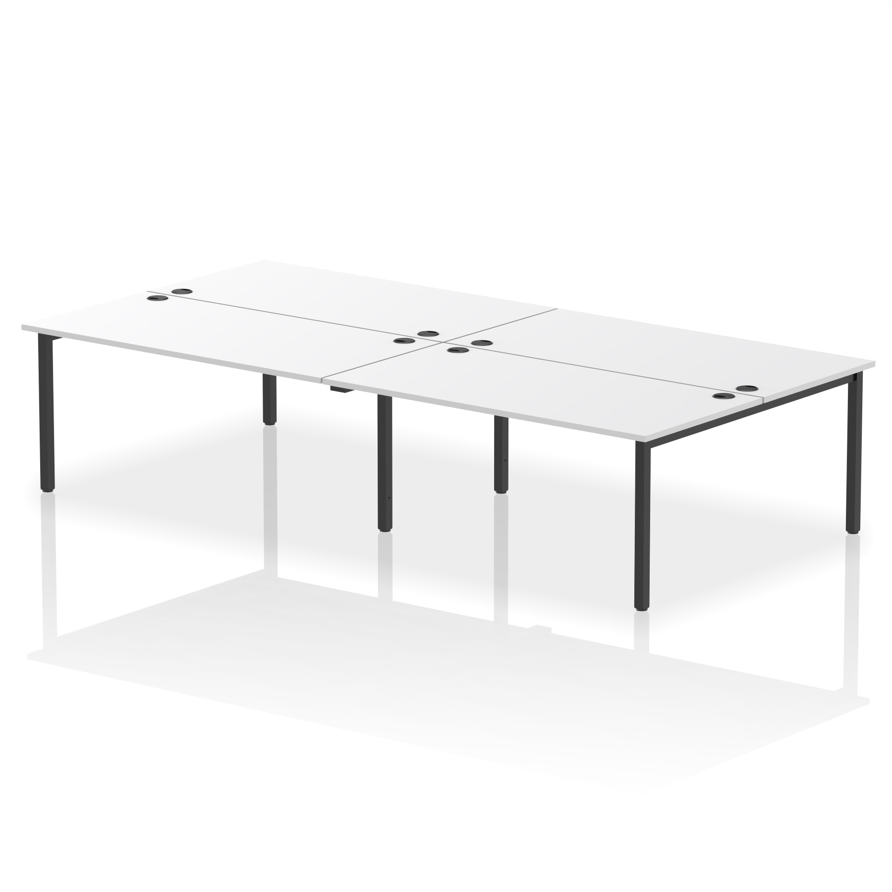 White / Black Frame