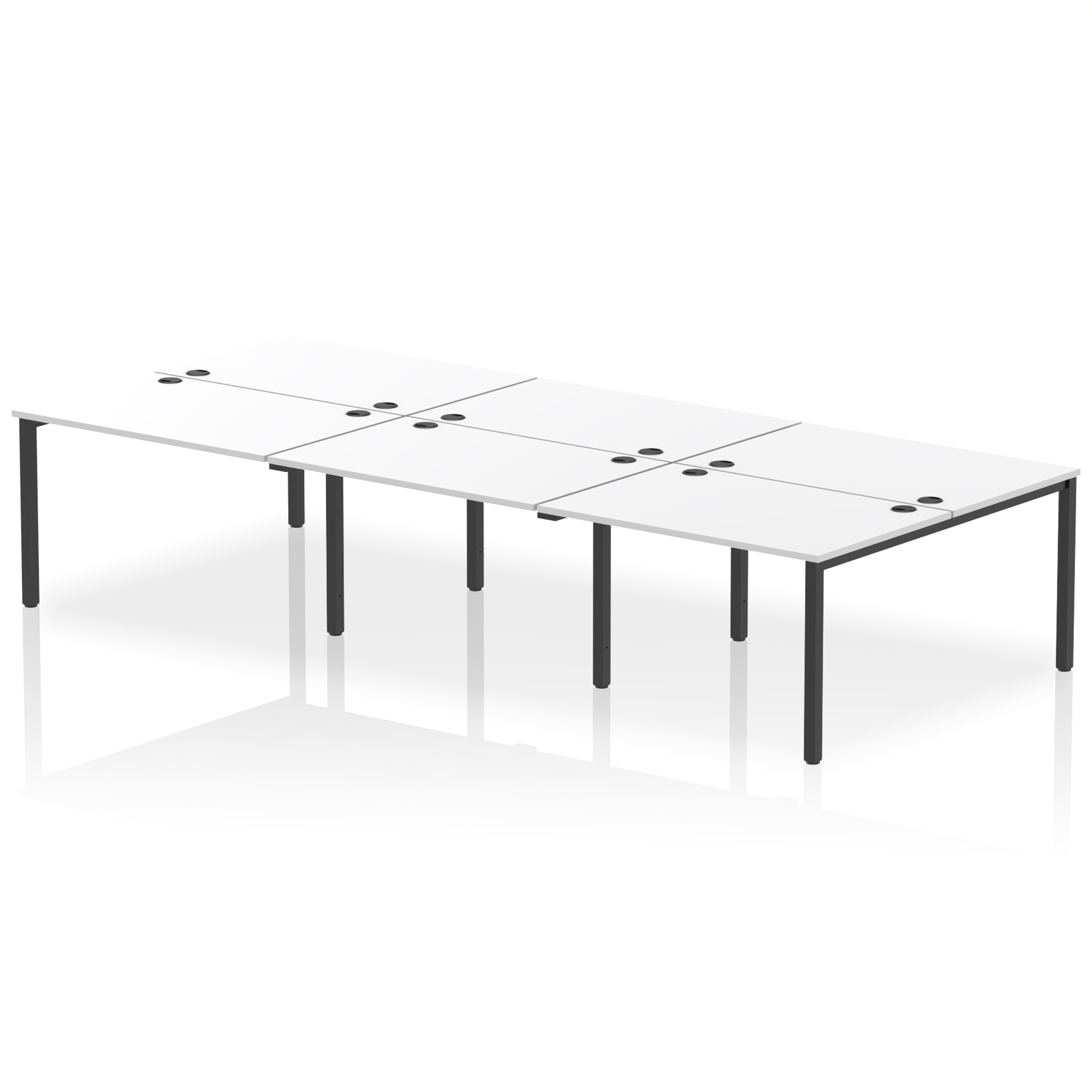 White / Black Frame
