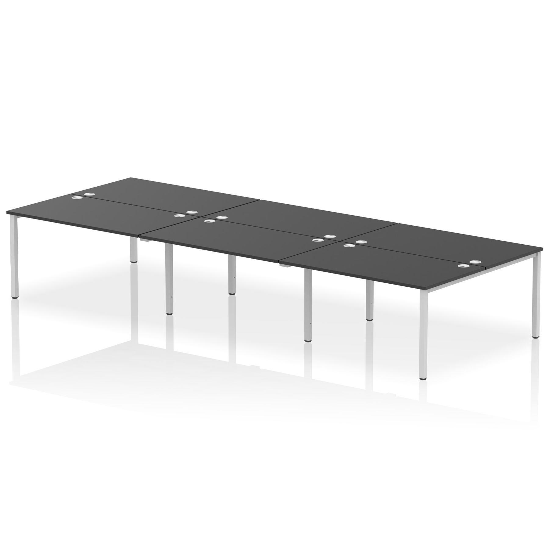 Black / Silver Frame