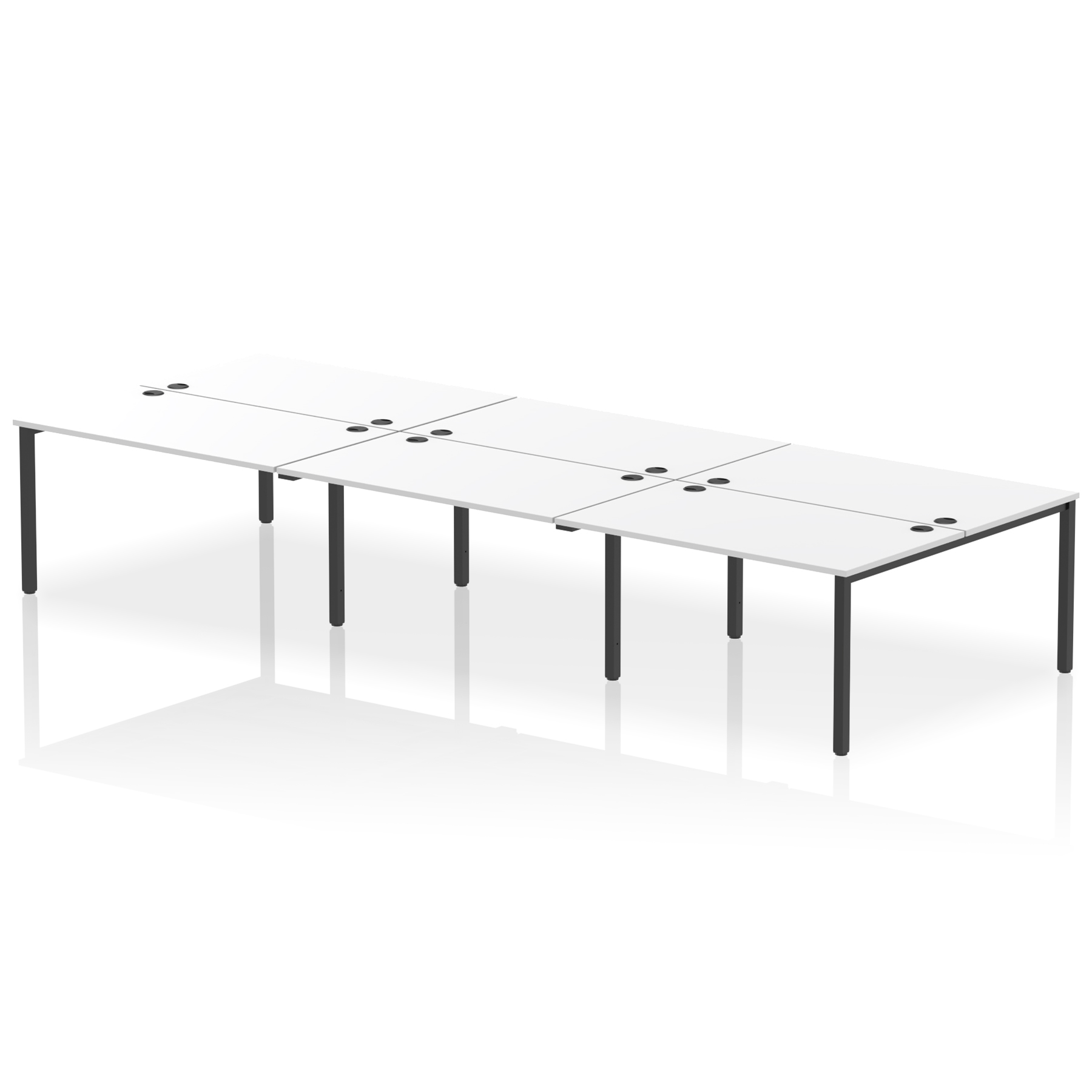 White / Black Frame