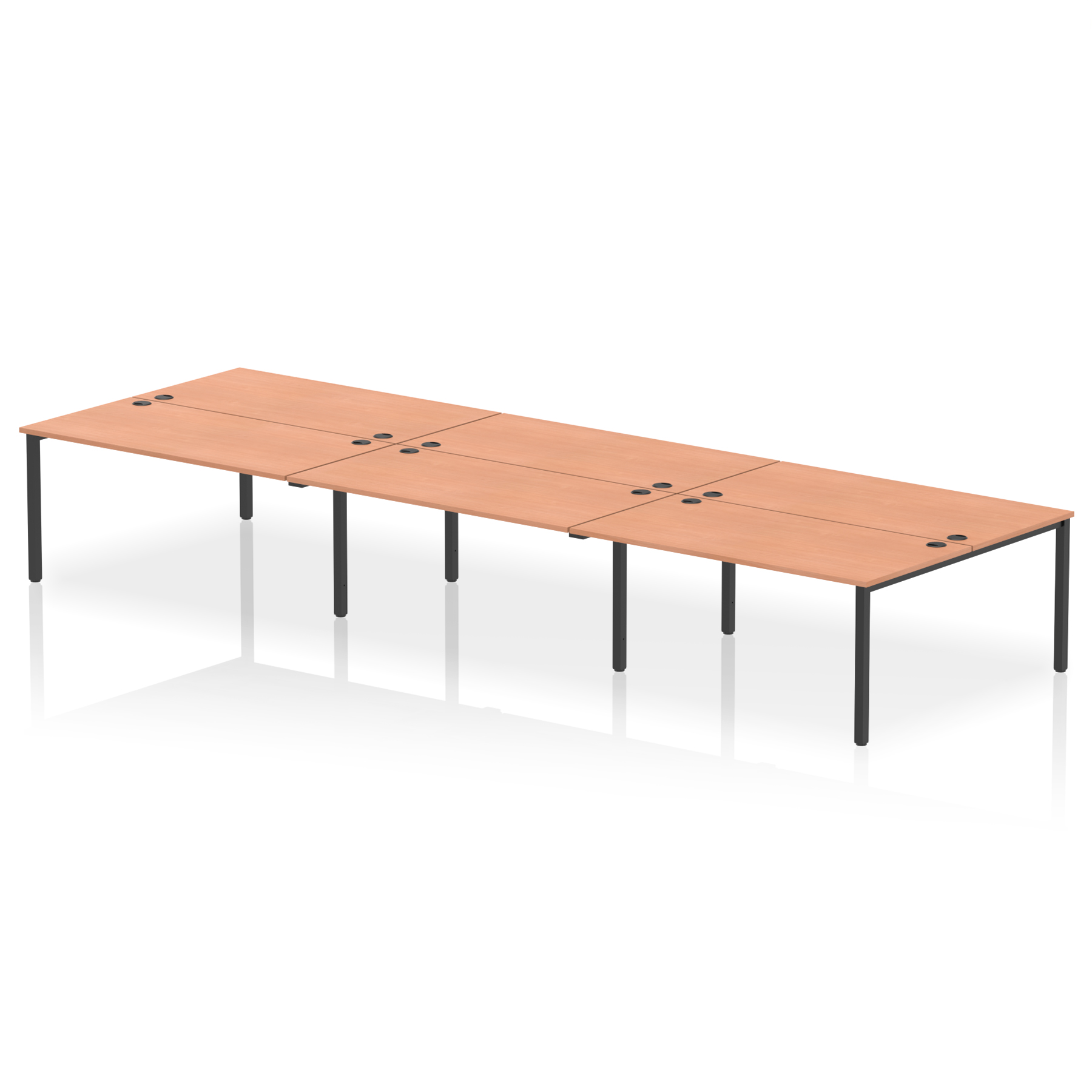 Beech / Black Frame