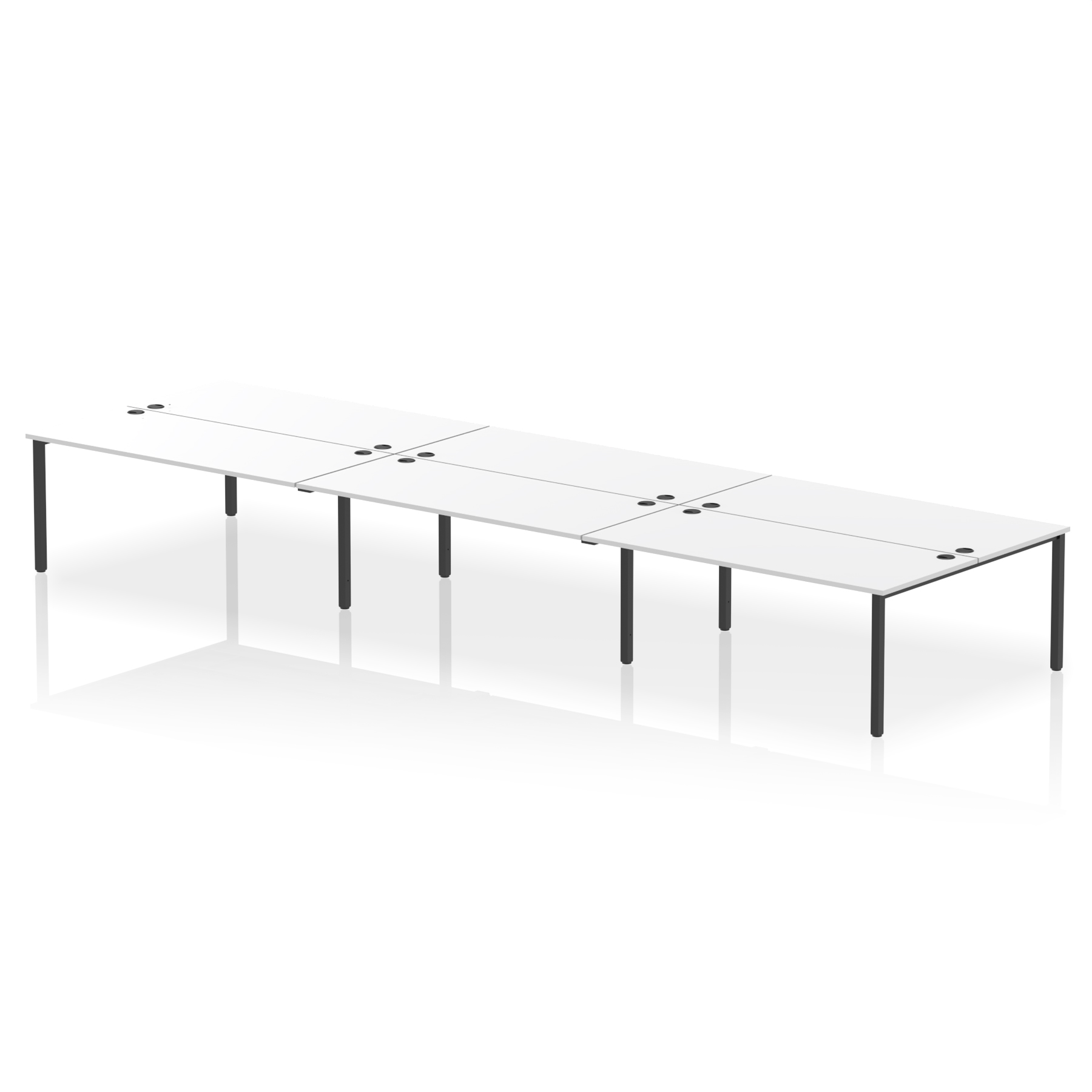 White / Black Frame
