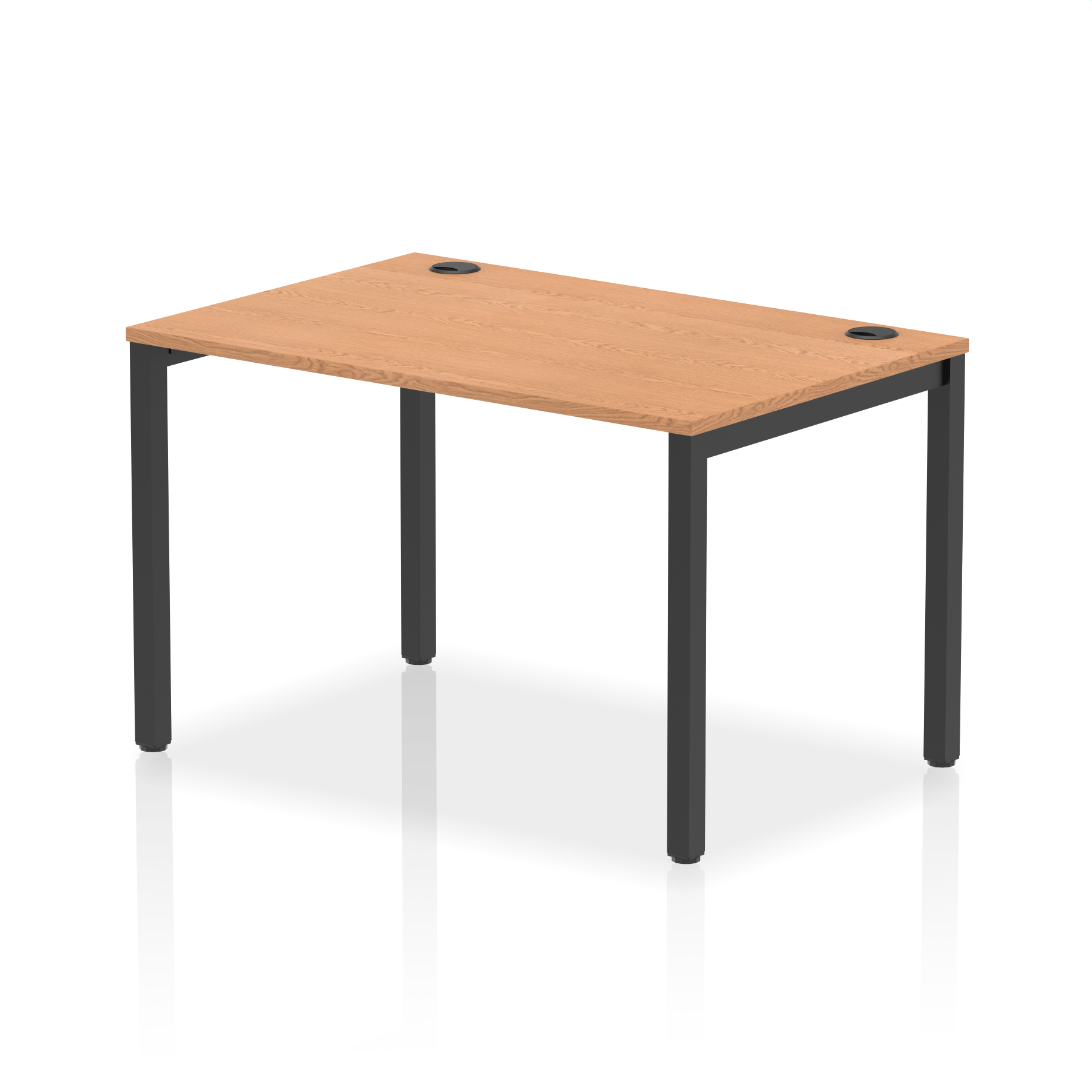 Oak / Black Frame