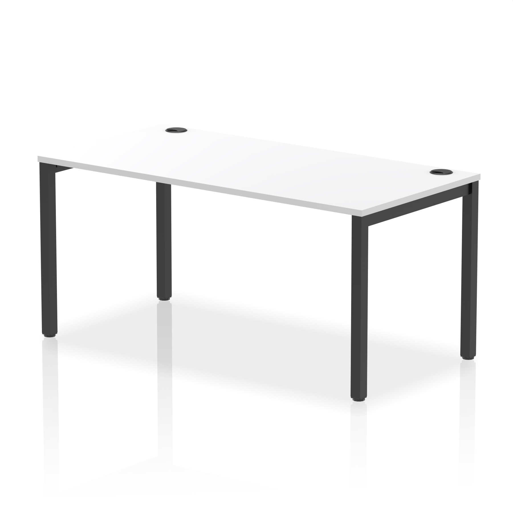White / Black Frame