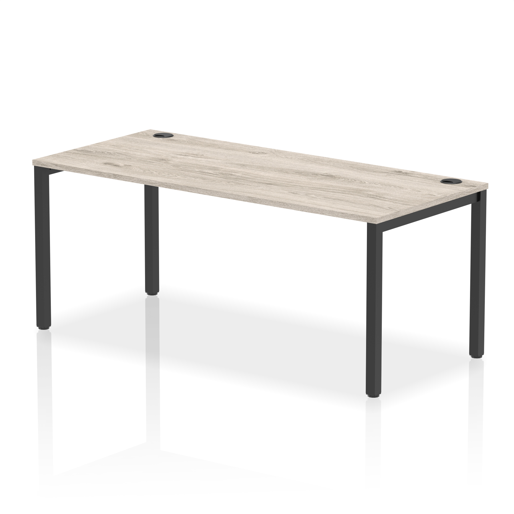 Grey Oak / Black Frame