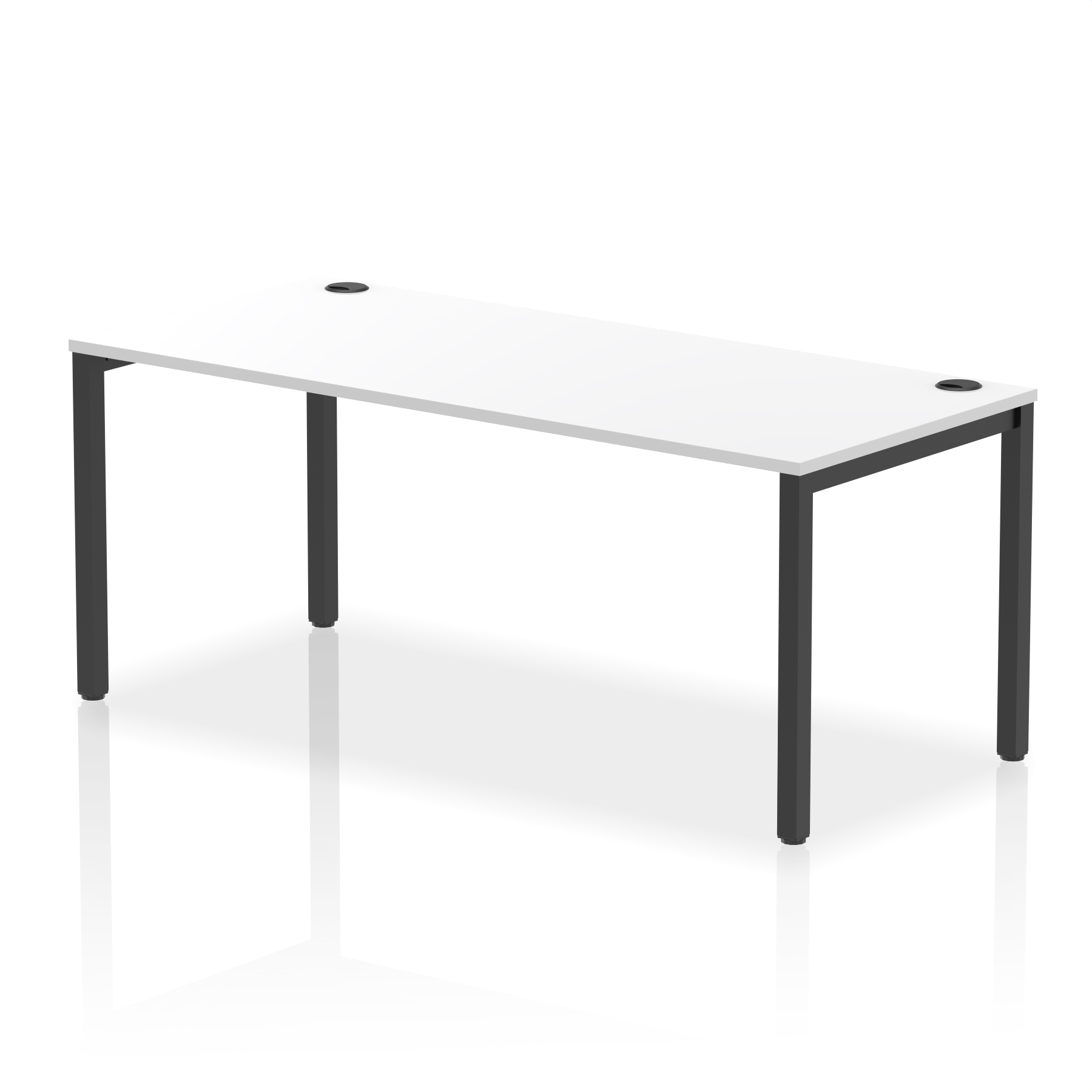 White / Black Frame