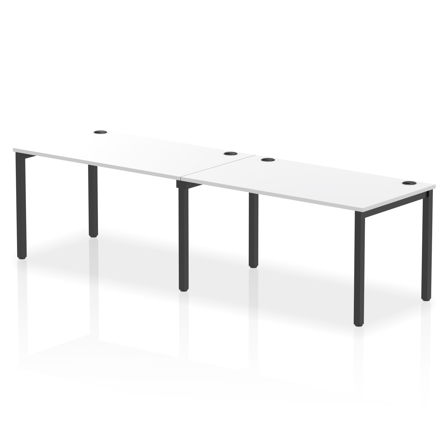 White / Black Frame