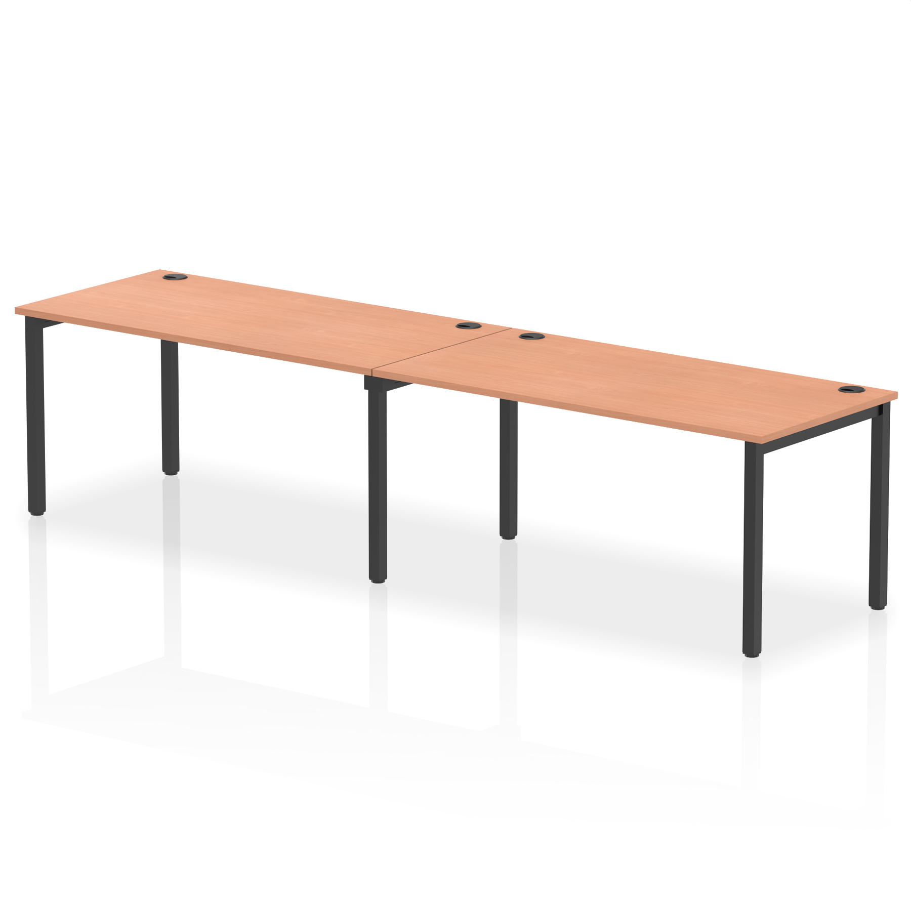 Beech / Black Frame