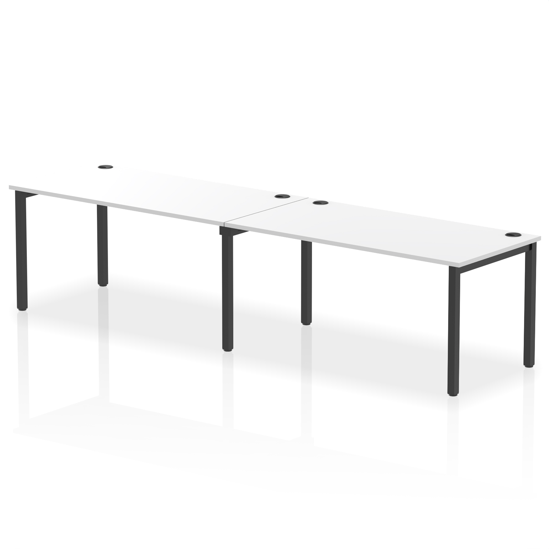 White / Black Frame