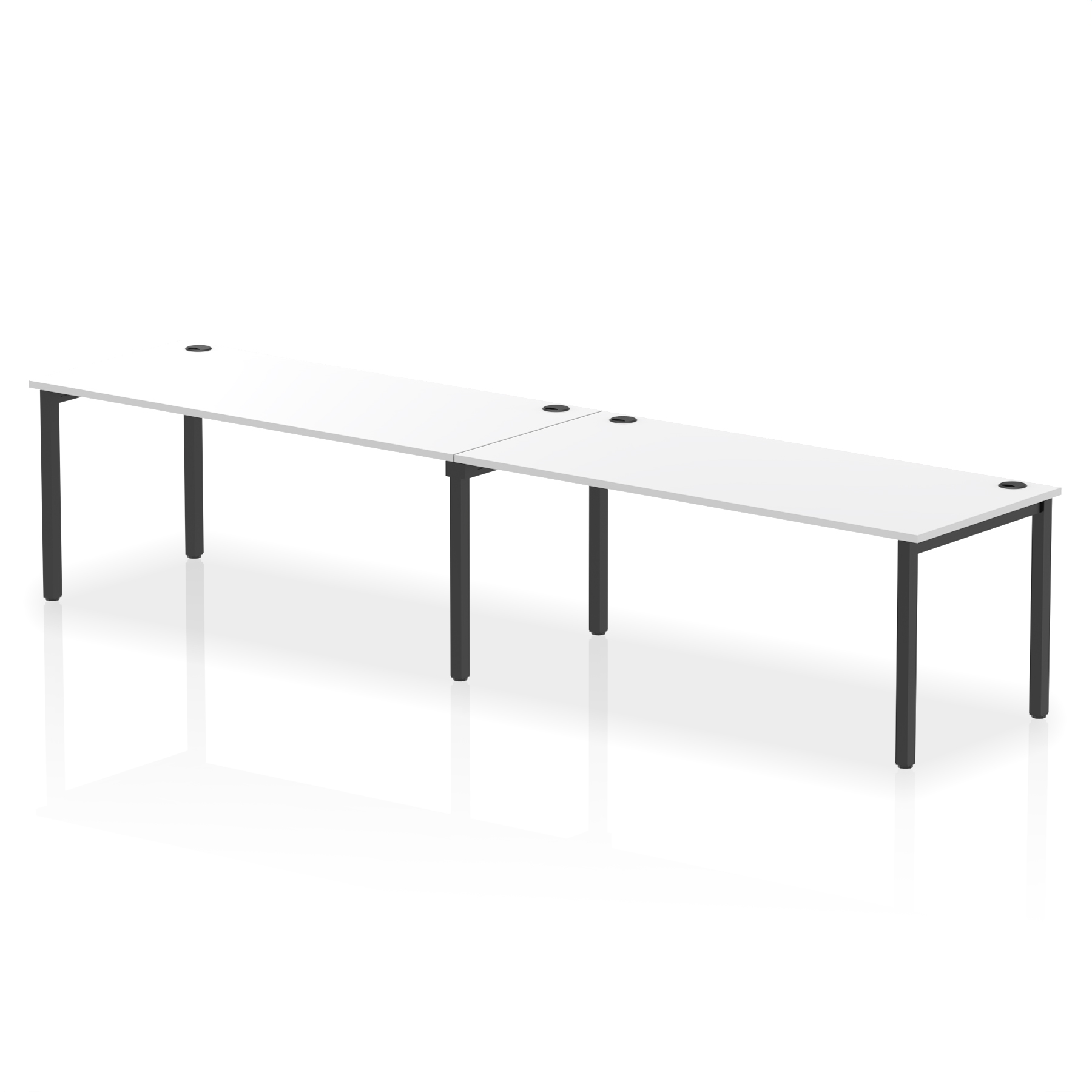 White / Black Frame