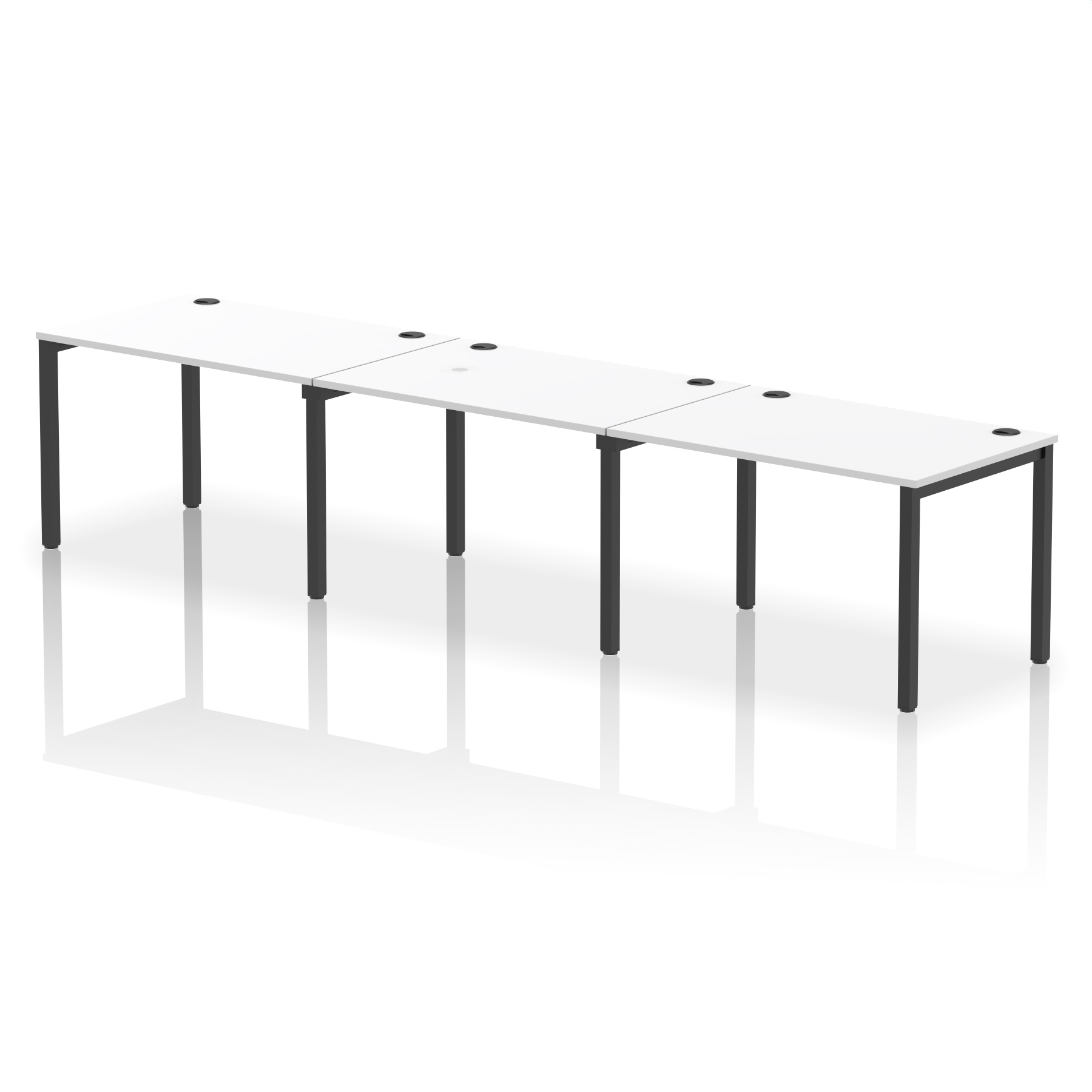 White / Black Frame