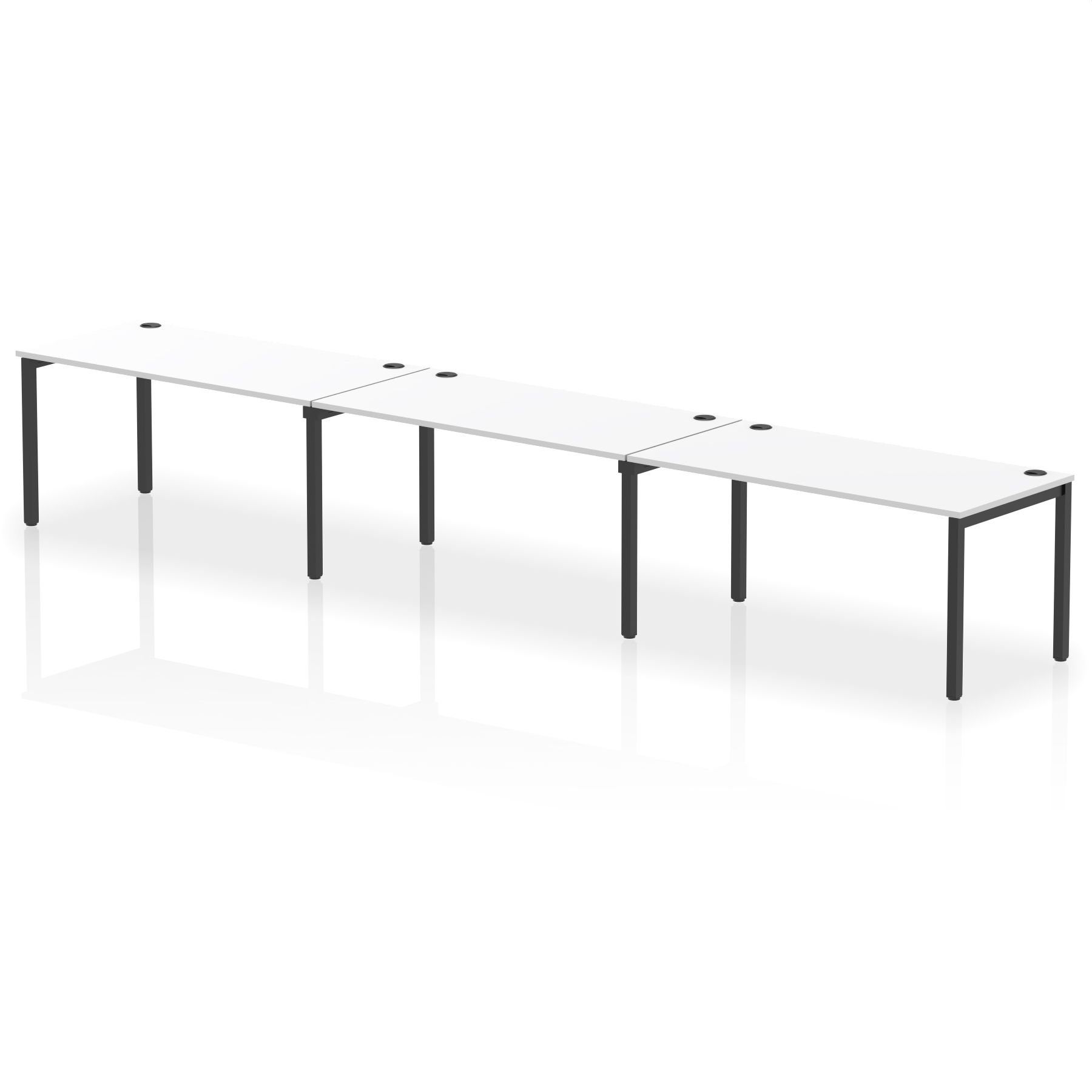 White / Black Frame