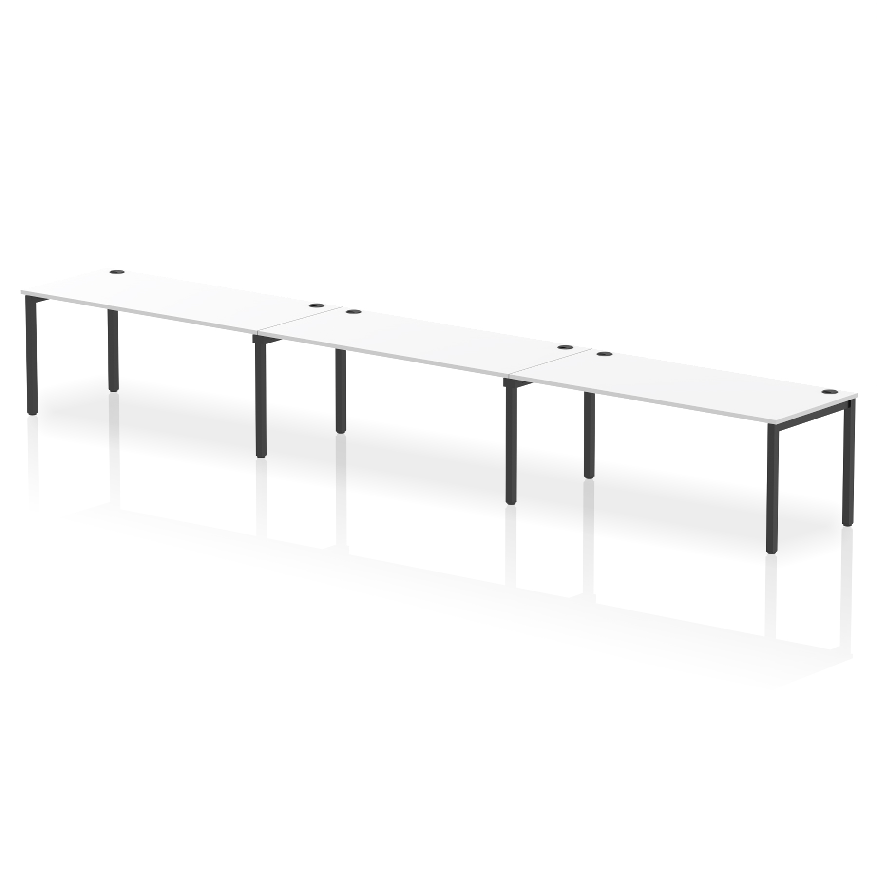 White / Black Frame
