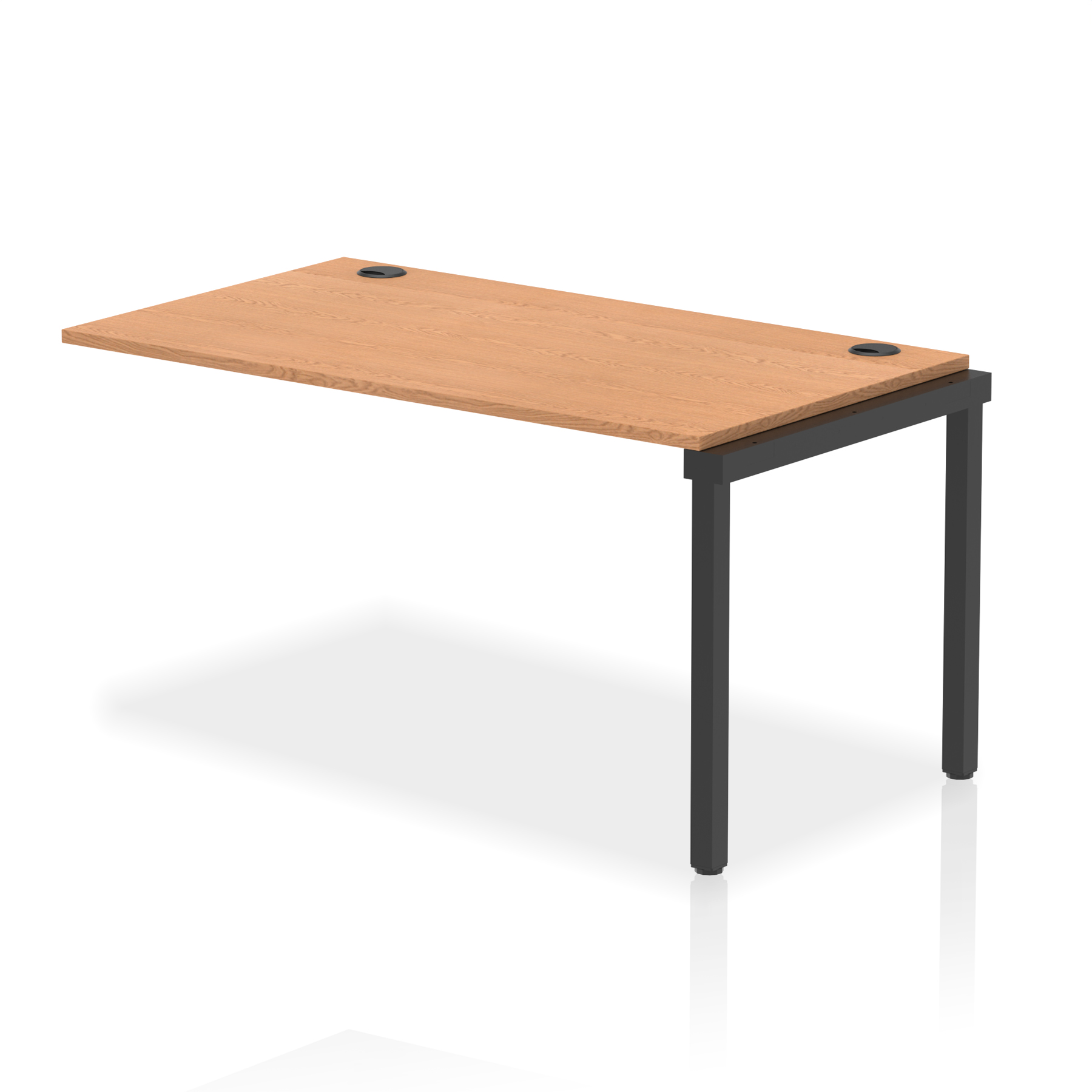 Oak / Black Frame