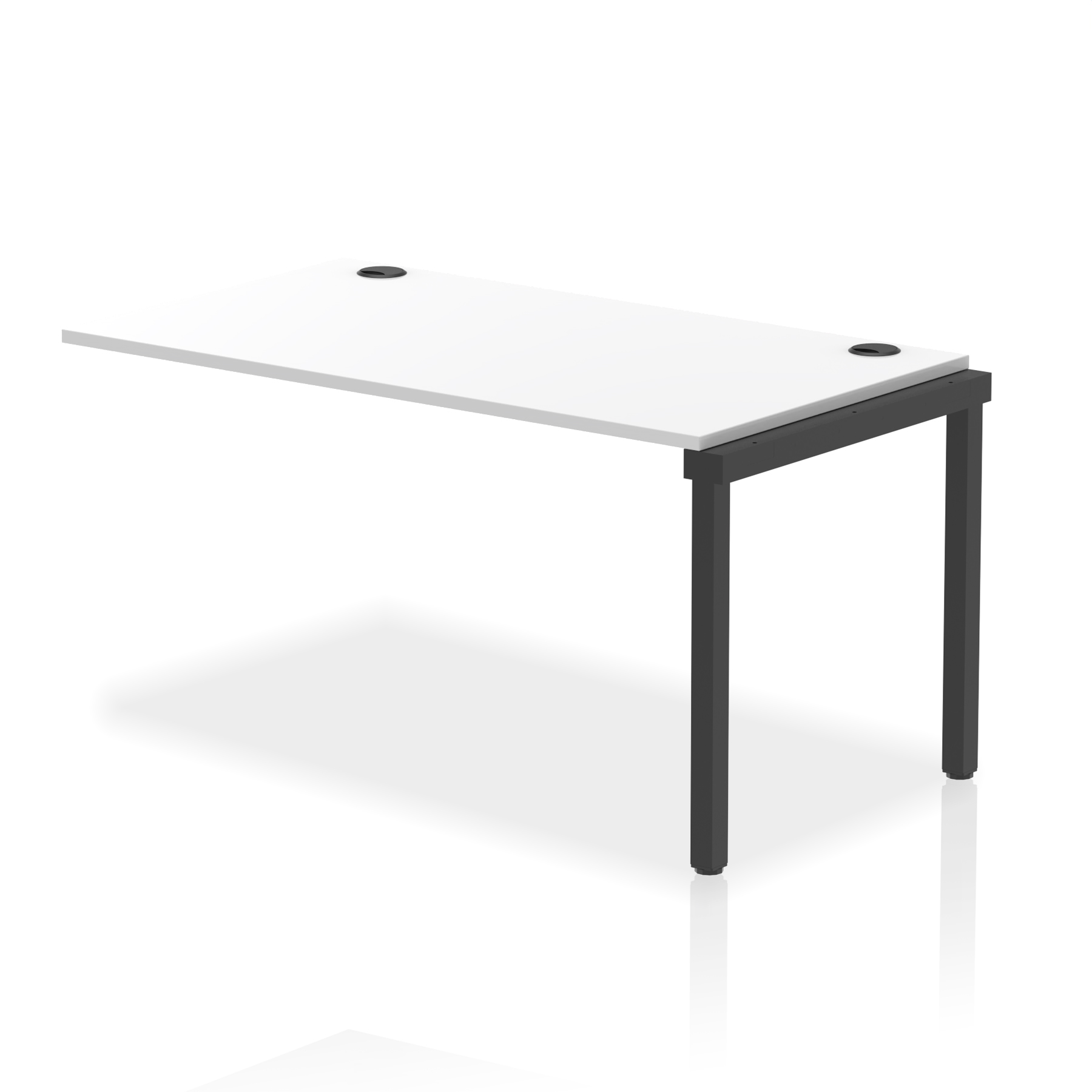 White / Black Frame