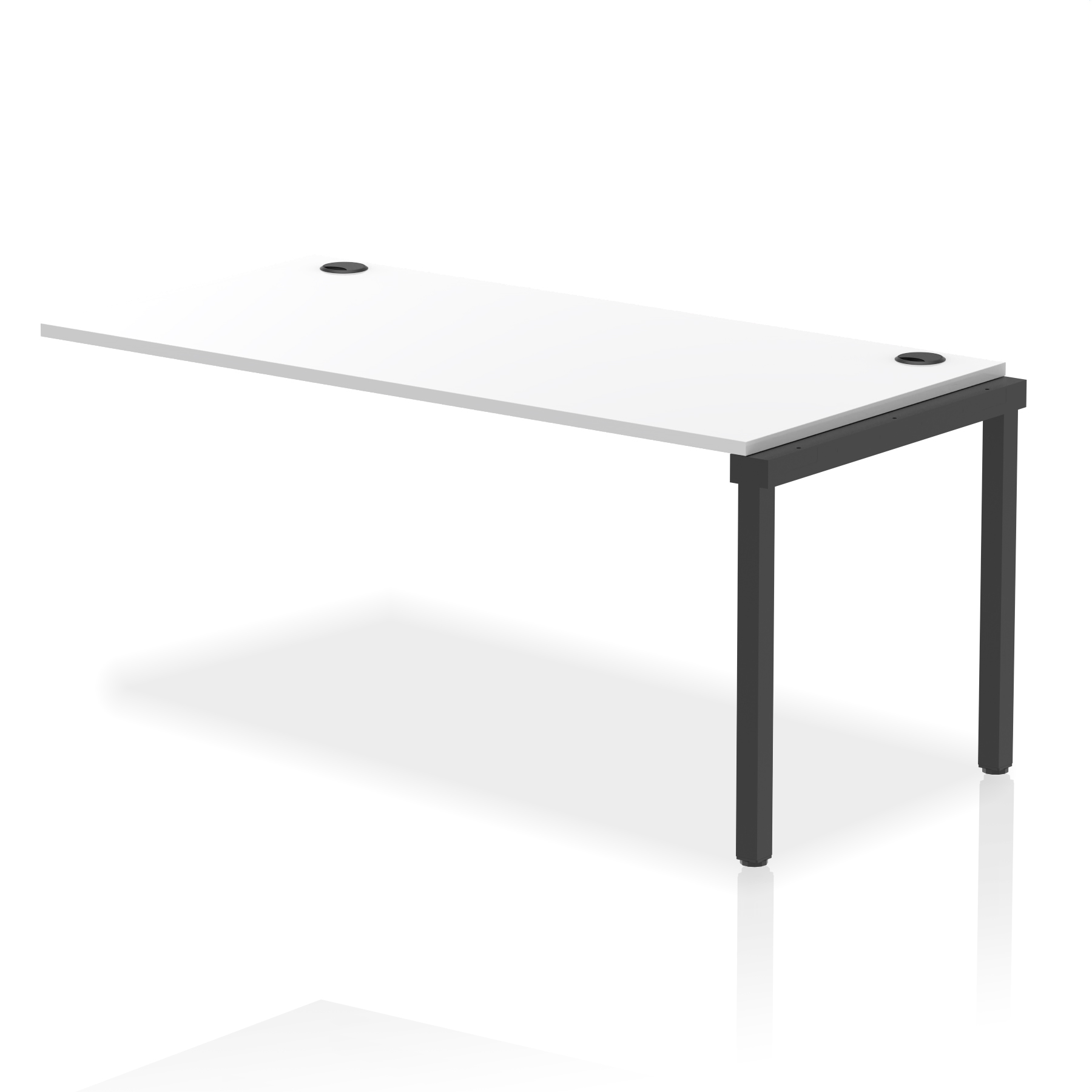 White / Black Frame