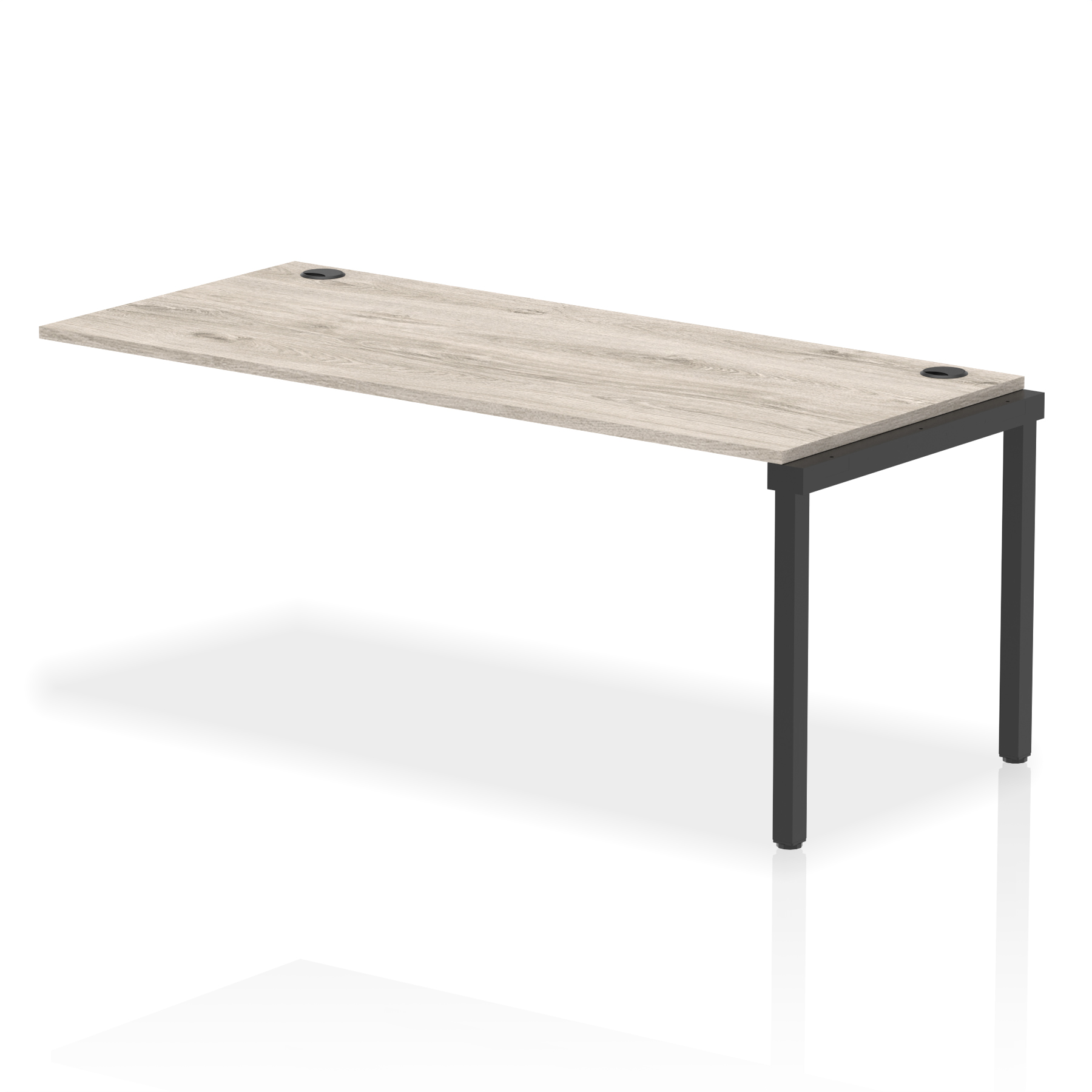 Grey Oak / Black Frame
