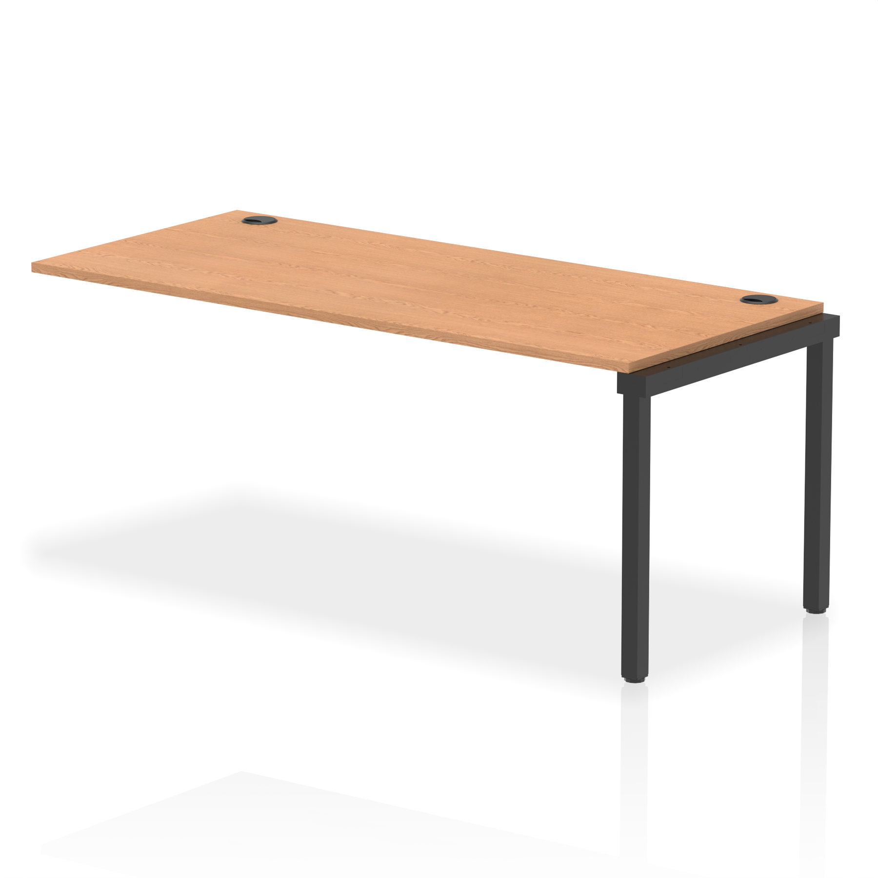 Oak / Black Frame
