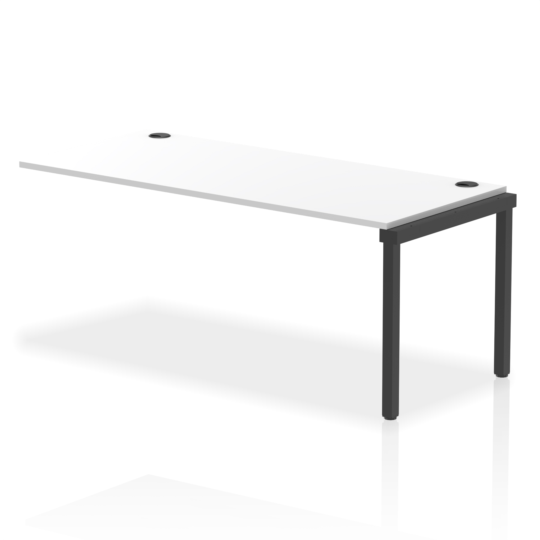 White / Black Frame