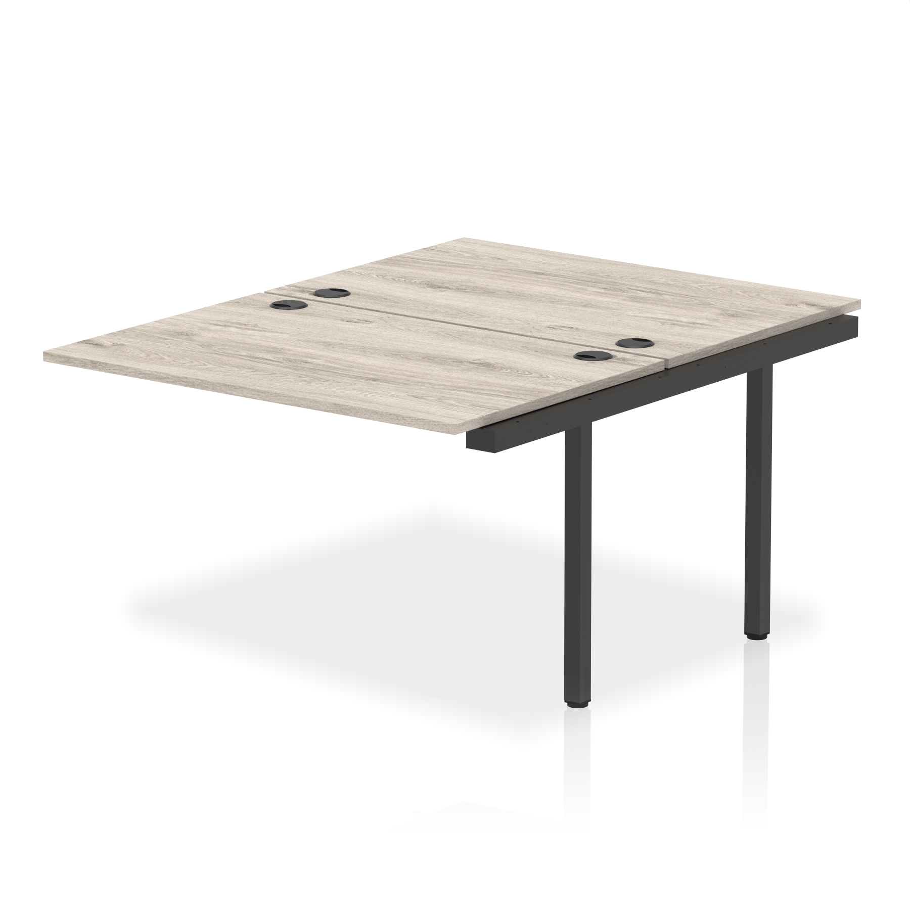 Grey Oak / Black Frame