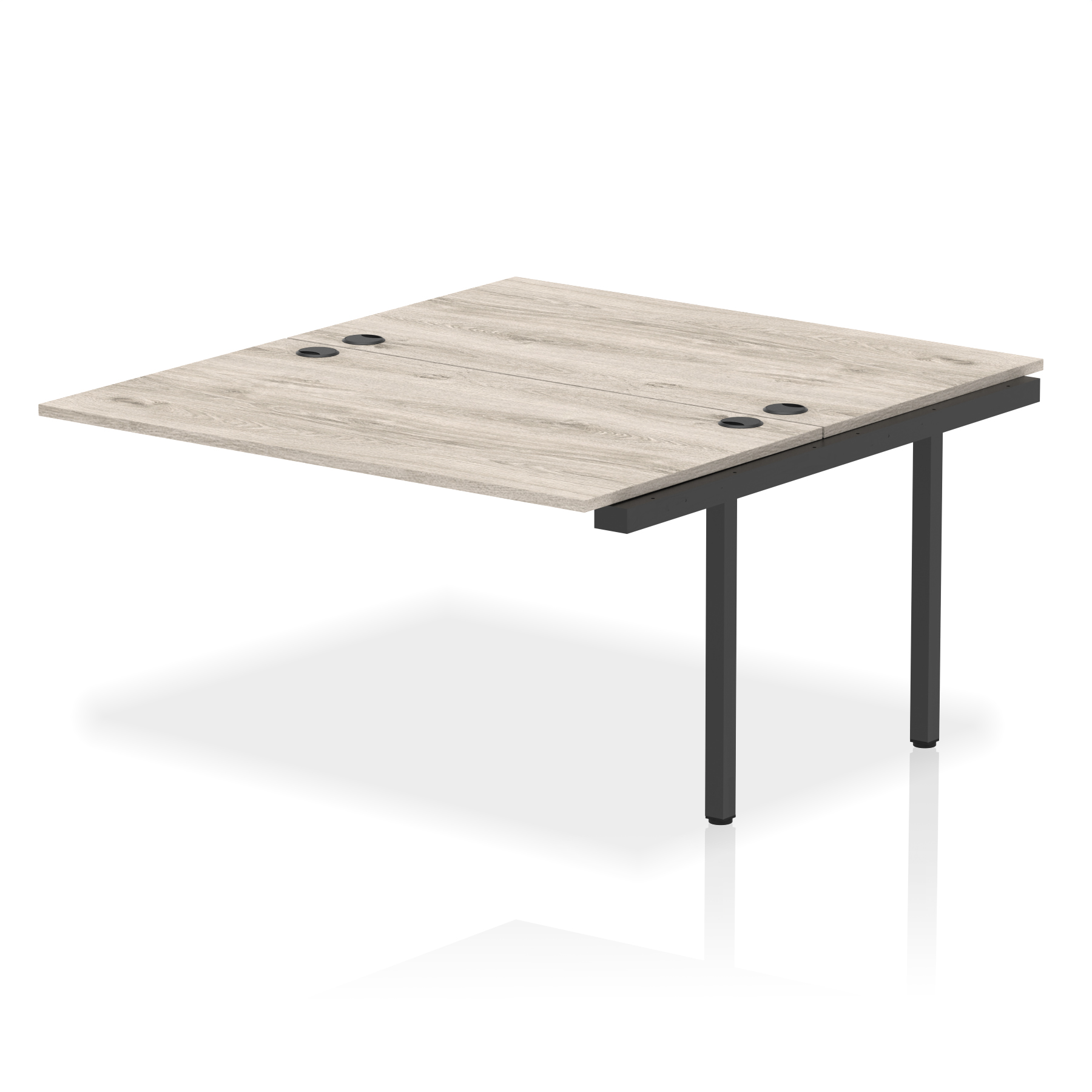 Grey Oak / Black Frame