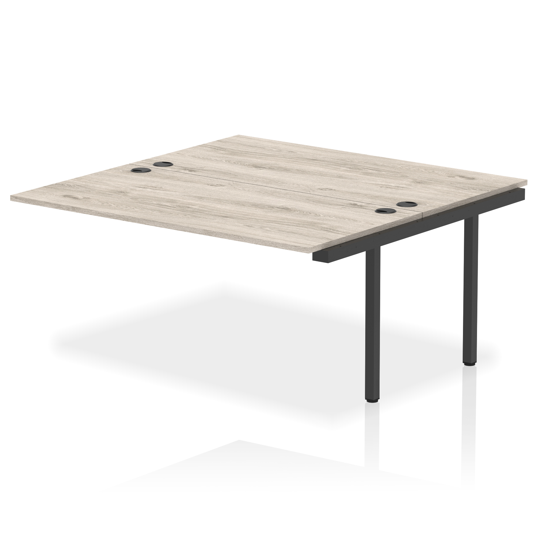 Grey Oak / Black Frame
