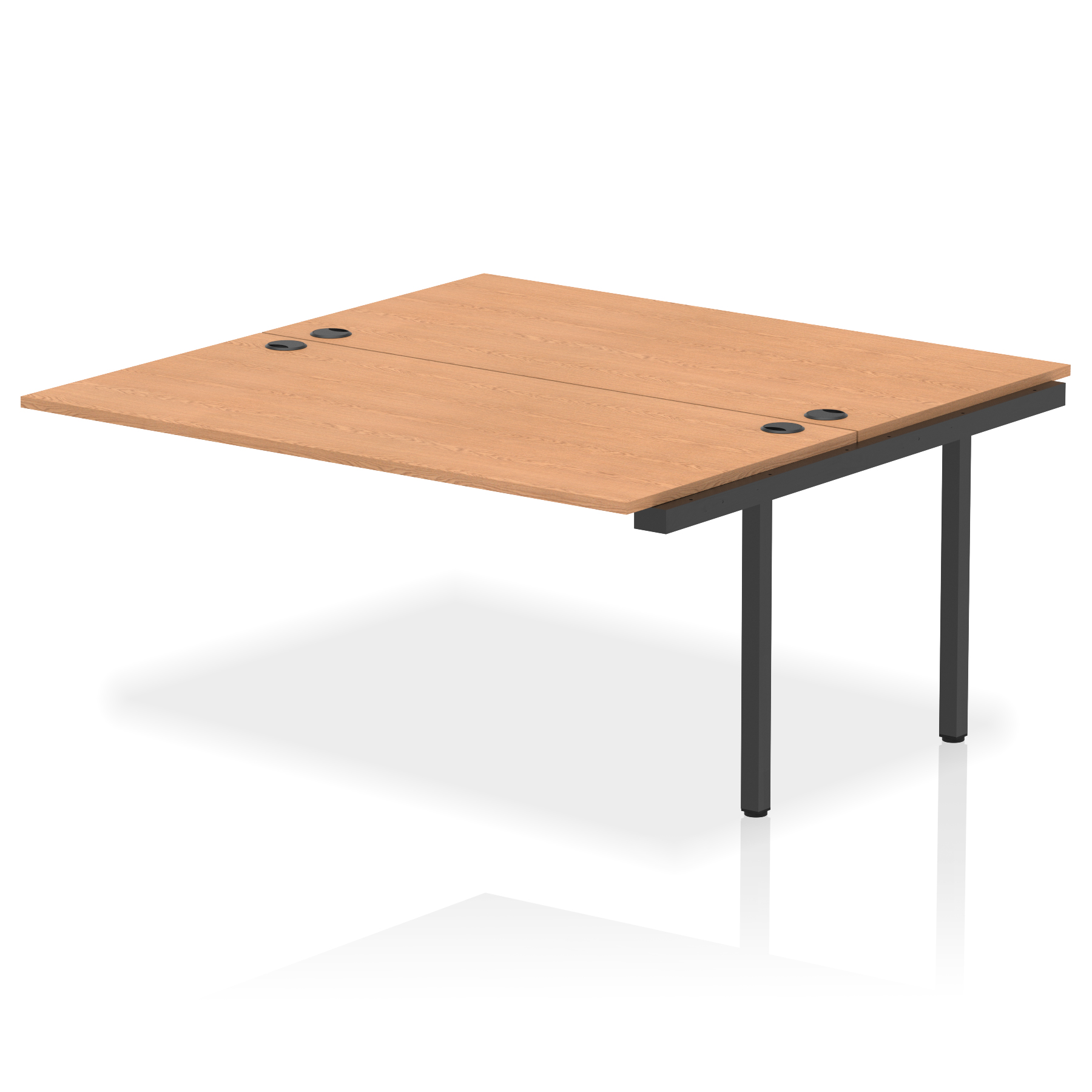 Oak / Black Frame