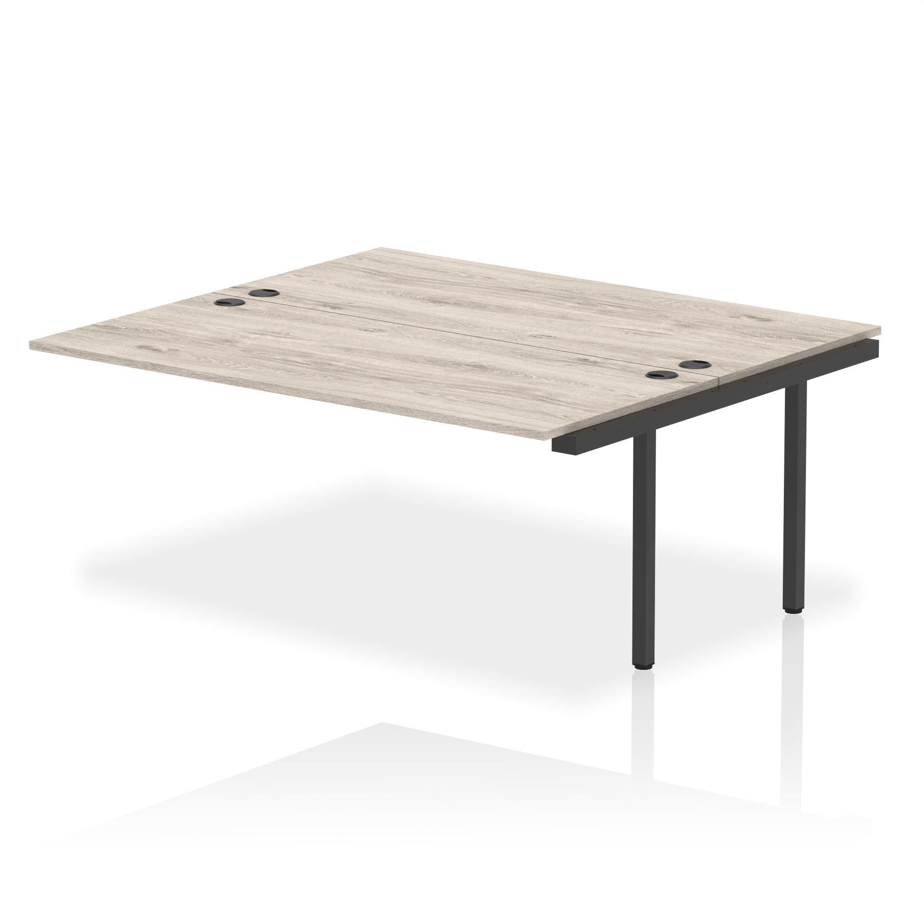 Grey Oak / Black Frame