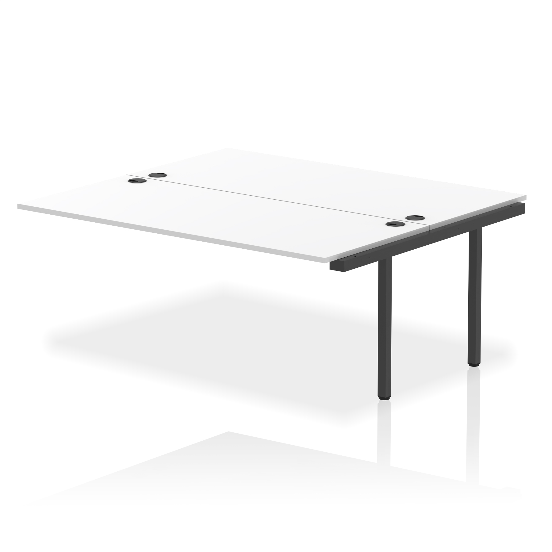 White / Black Frame
