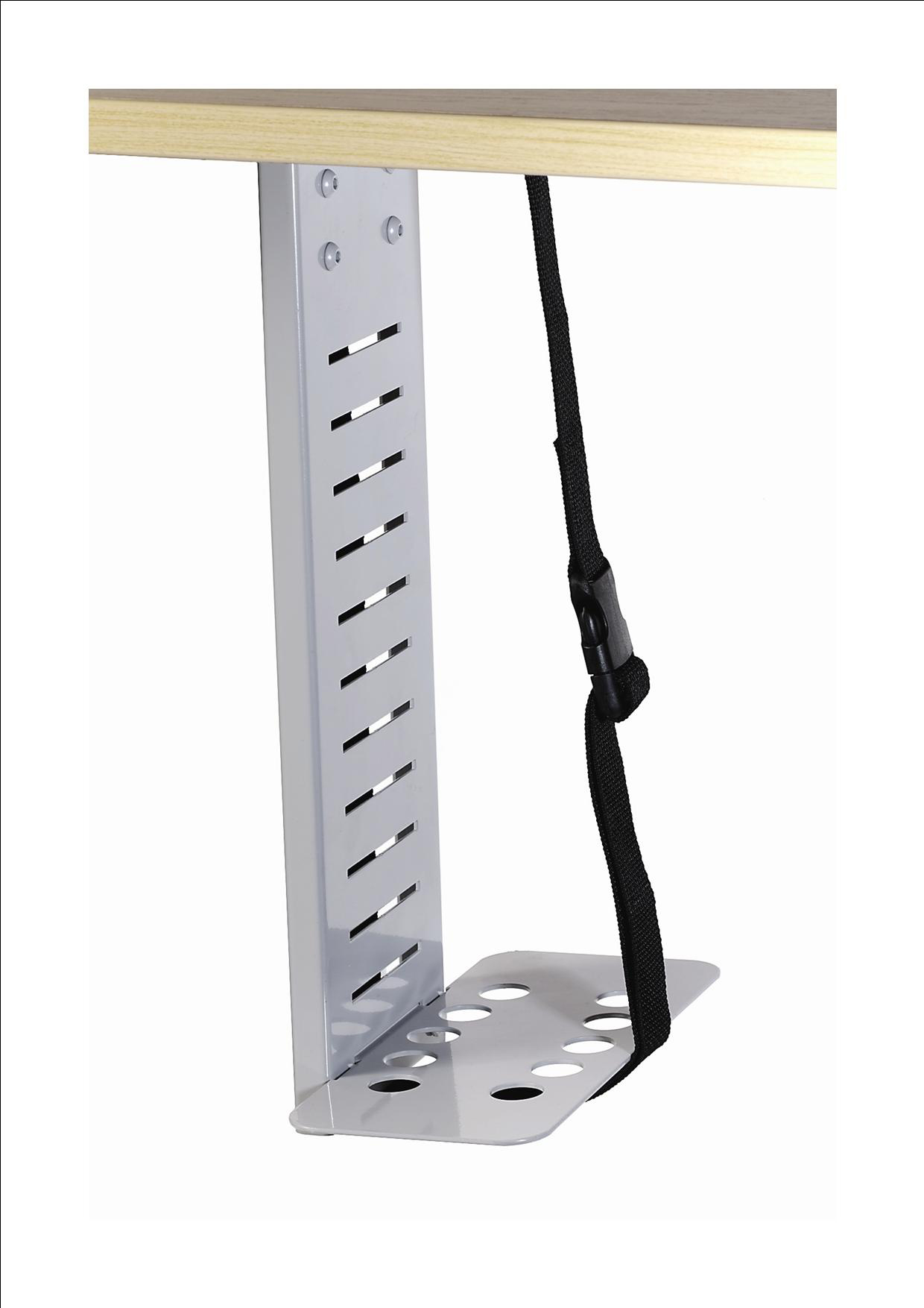 Universal (Strap) PC Holder — Silver & Grey