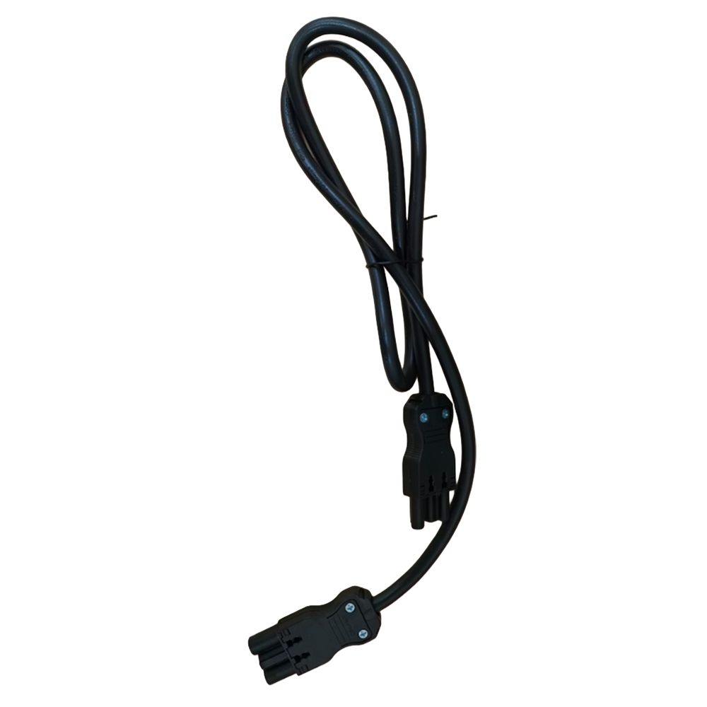 Volta Connecting Chain Power Cable - Male to Female Connector Lead — Black