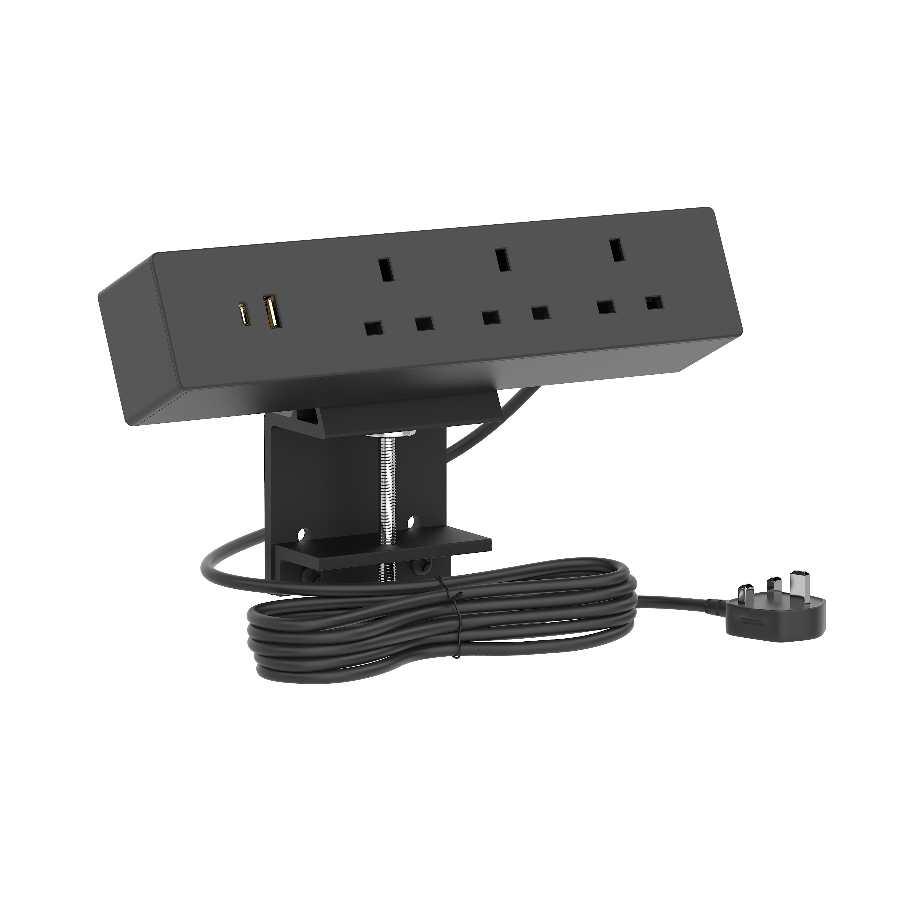 Impulse - Desktop Power Unit 3x Sockets — Black